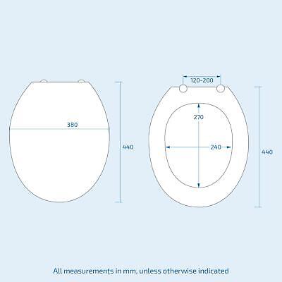 Universal Classic Oval Shaped Design Home Sweet Home Printed Toilet Seat | Gorge