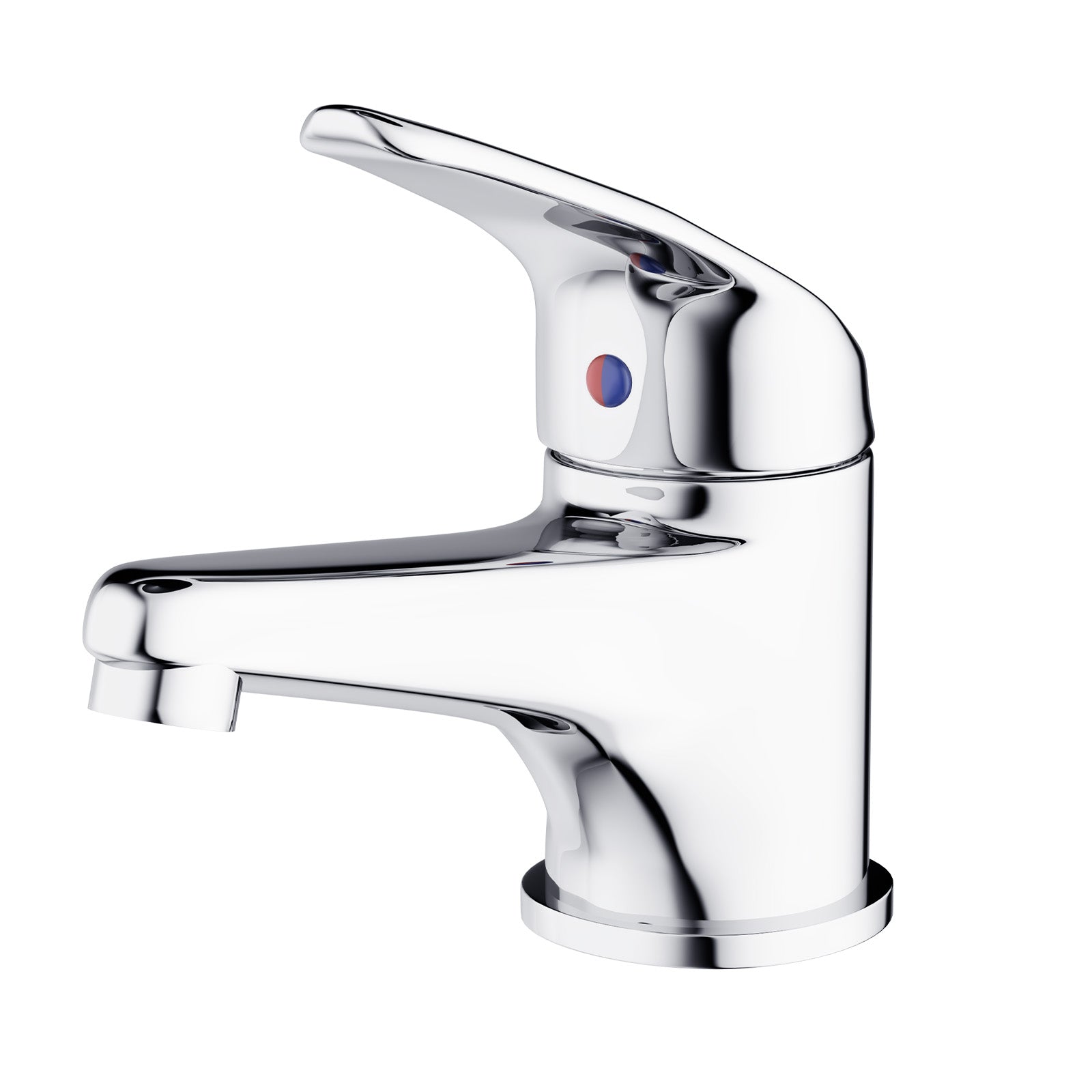 Studio Modern Chrome Basin Mono Mixer Tap & Waste