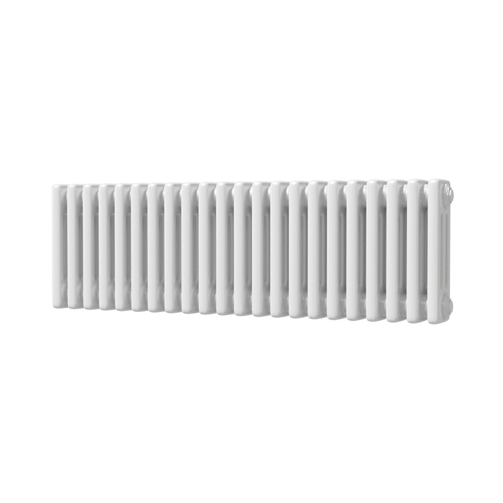 Maine White 300 X 999 Horizontal Triple Column Designer Radiator Central Heating