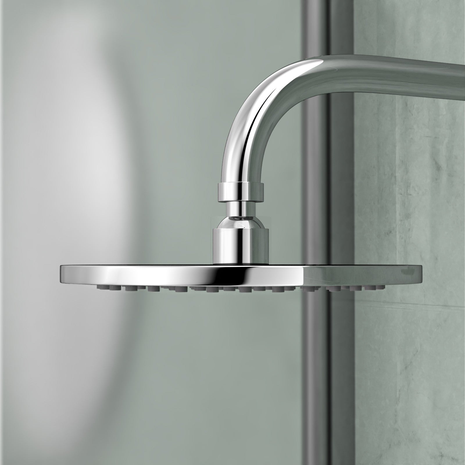 FLORA 3 way round concealed thermostatic mixer valve hand shower bath filler