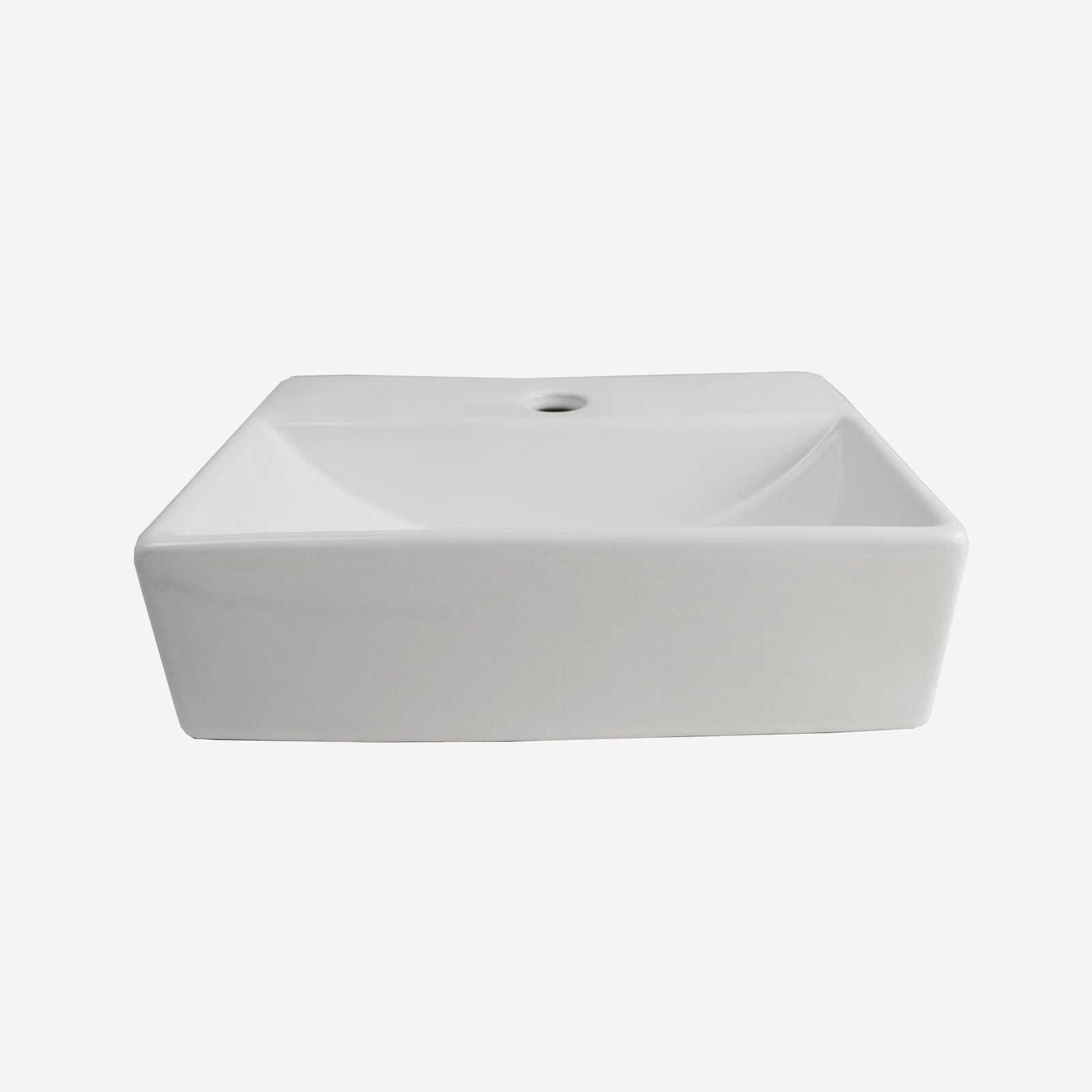 375mm x 110mm Bathroom Peregrine Cloakroom Counter Top or Wall Hung Ceramic Basin Sink and Fittings