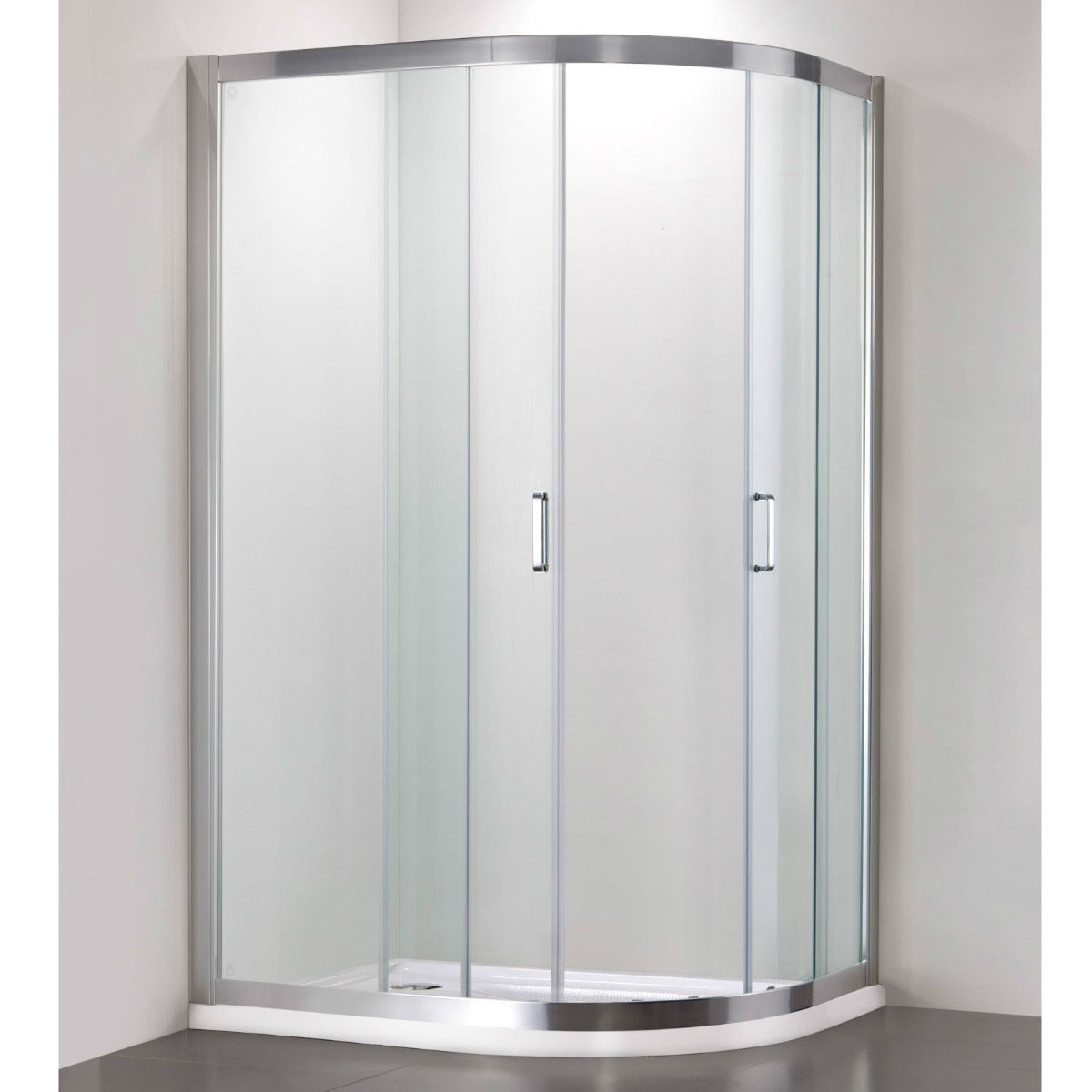 6mm Framed Offset Quadrant Shower Door 800mm