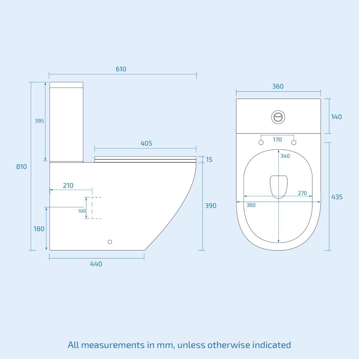 500mm Floor Standing Vanity With Ceramic Basin & Close Coupled Toilet, 900mm Quadrant Screen