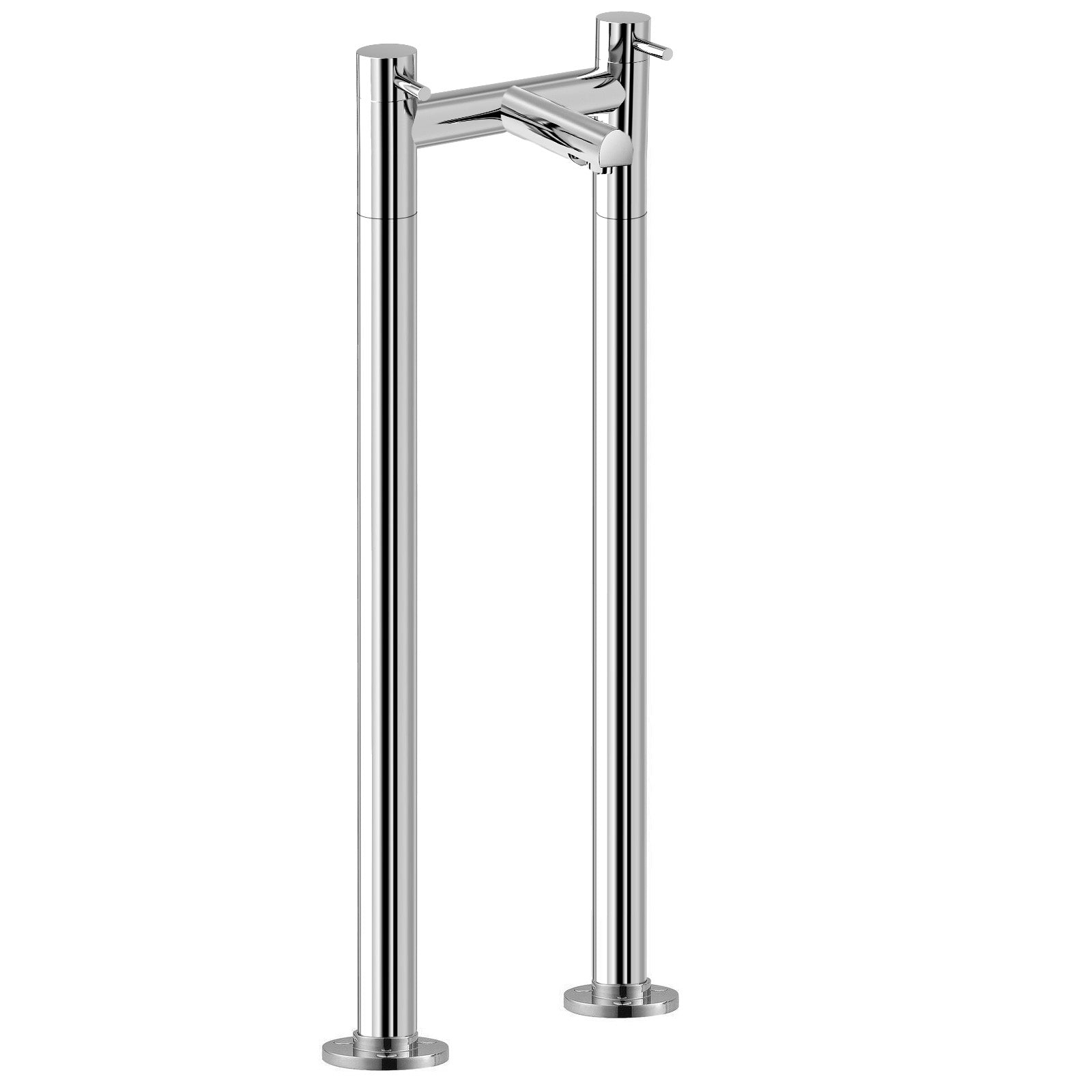 Blossom Modern Bathroom Design Freestanding Chrome Bath Filler Tap