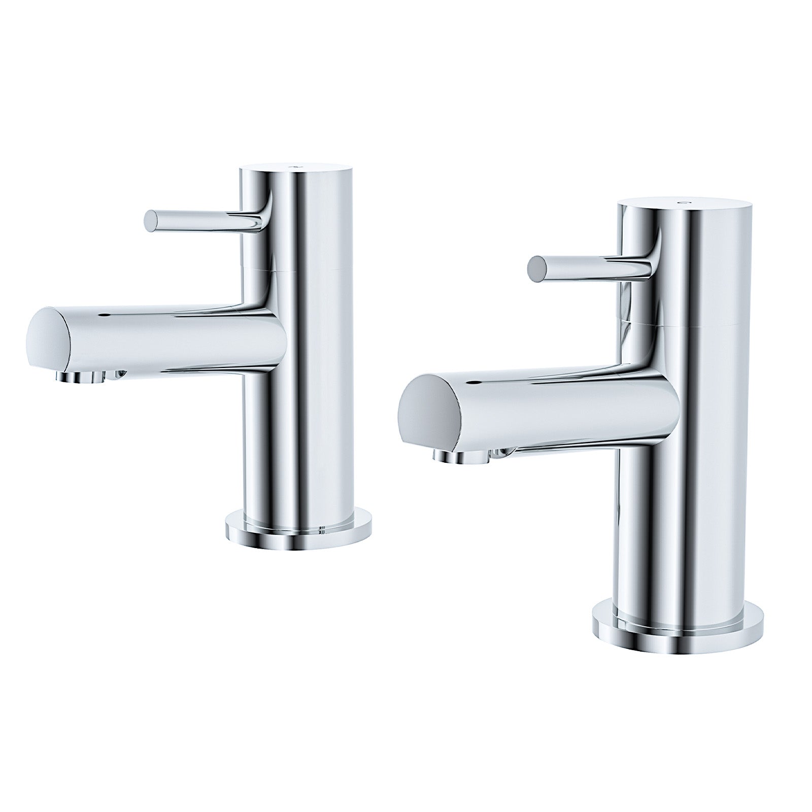 Marc Modern Set of Two Basin Taps & Deck Mounted Bath Filler Tap