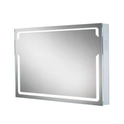 Hib Pulse Modern Bathroom Led Illumination Bluetooth Mirror