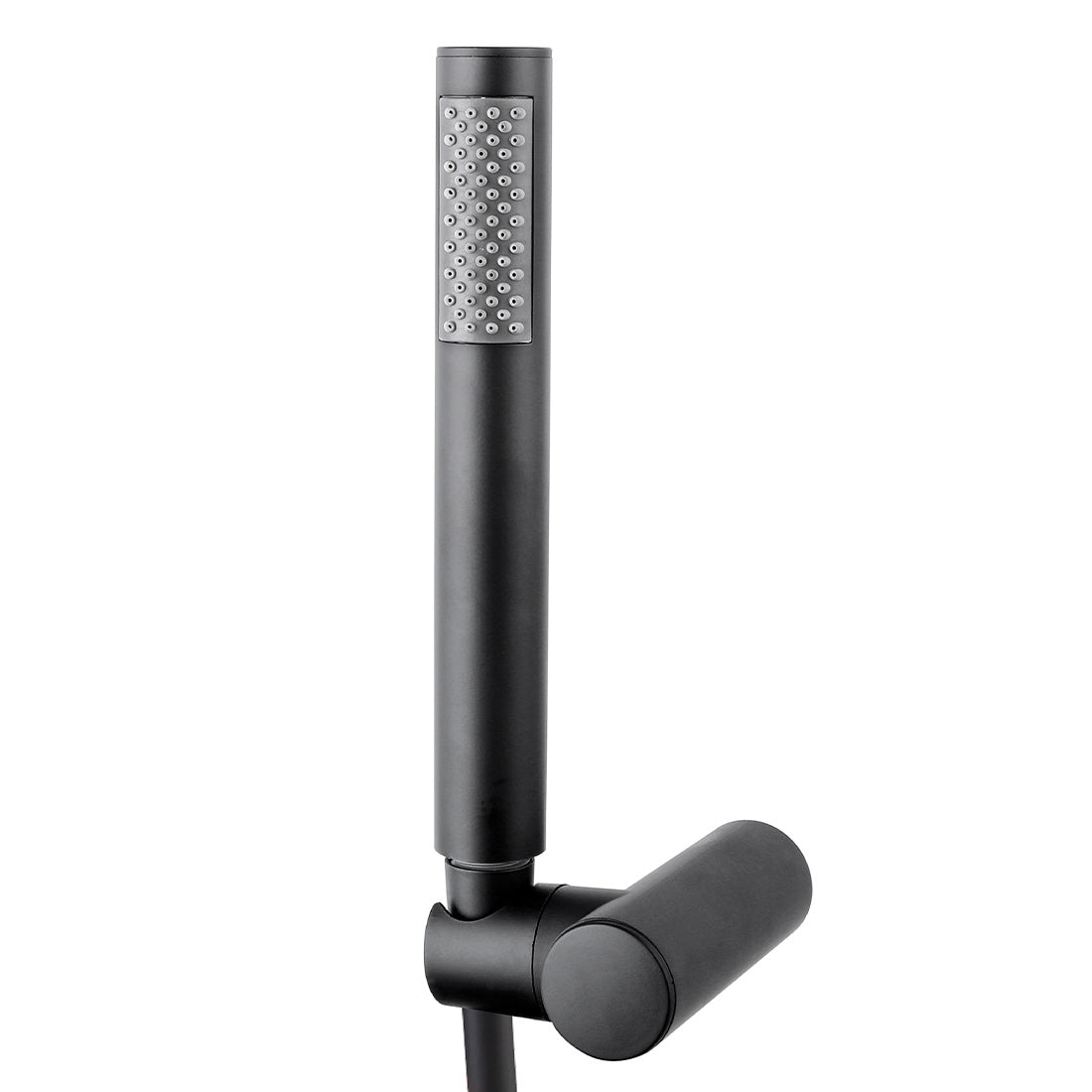 Arte Grey Deck Mounted Handleless Bath Shower Mixer Matt Grey With Handset And Adjustable Holder