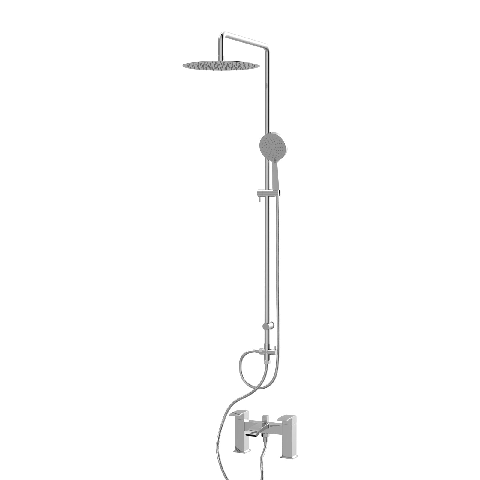 Modern Exposed Shower Mixer Handset & Bath shower Mixer