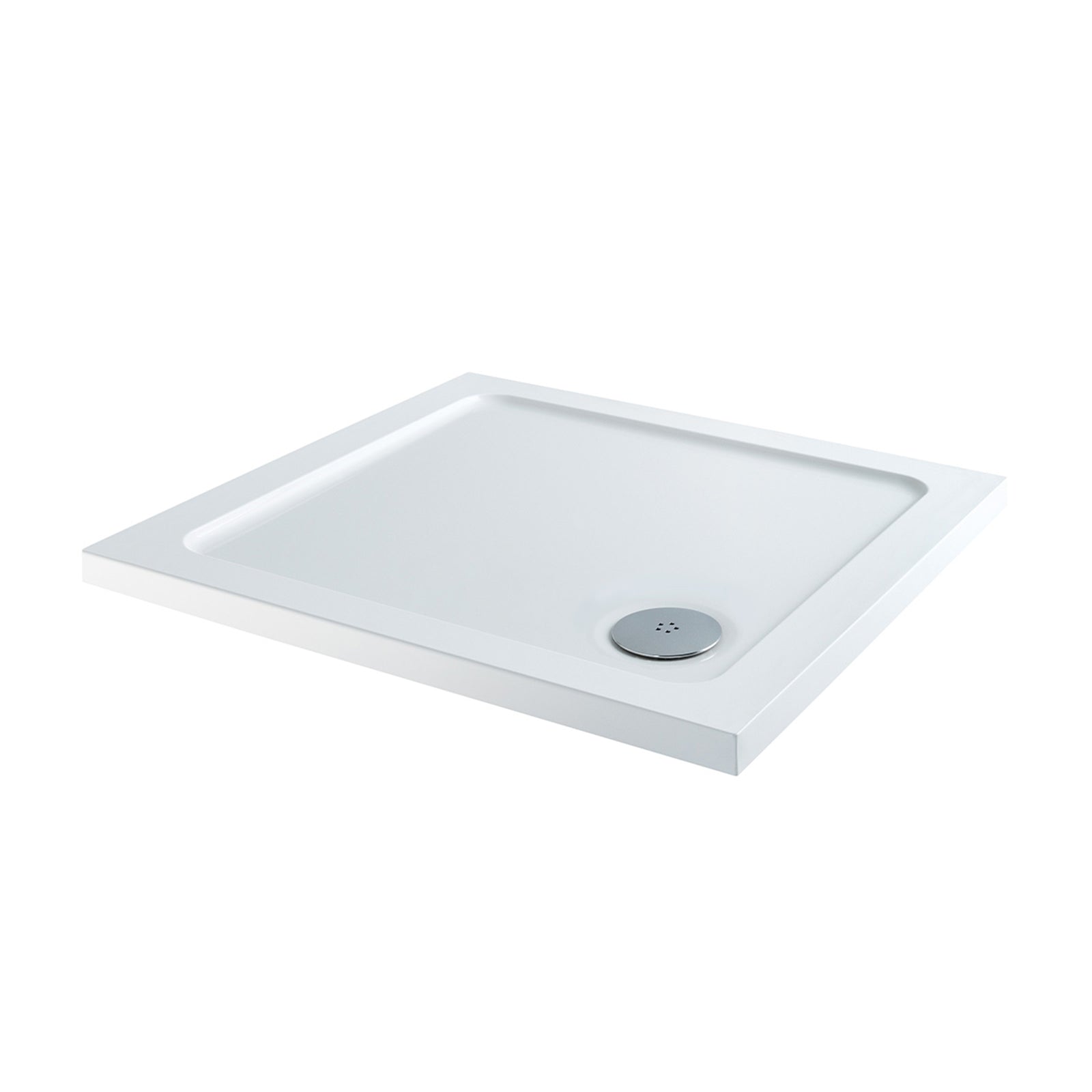 900 X 900 Square Resin Shower Tray 30mm Thick For Wetroom Enclosure