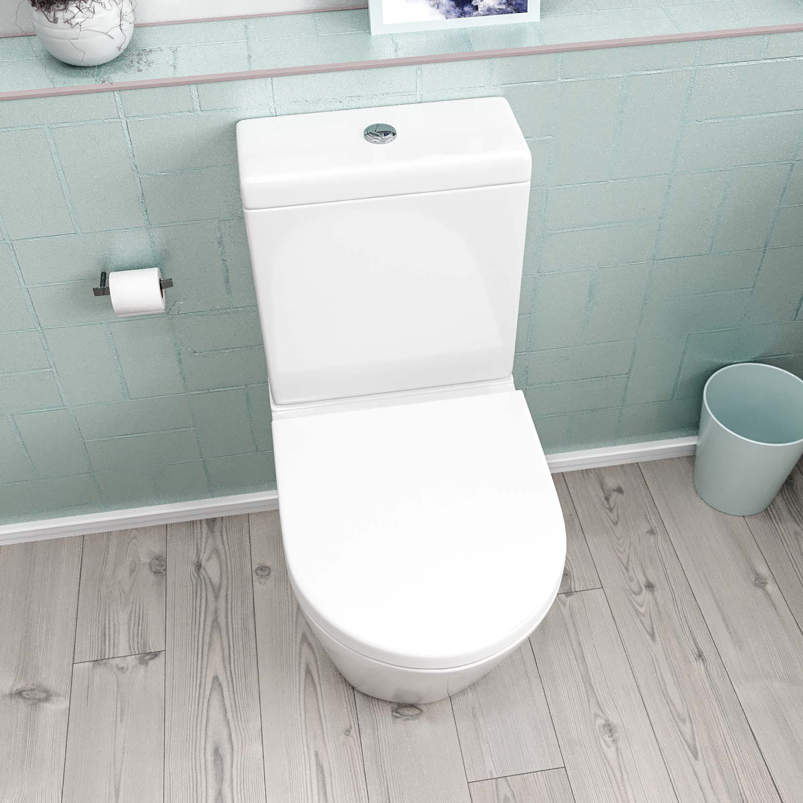 Magus Rimless Close Coupled Toilet with Soft Closing Seat