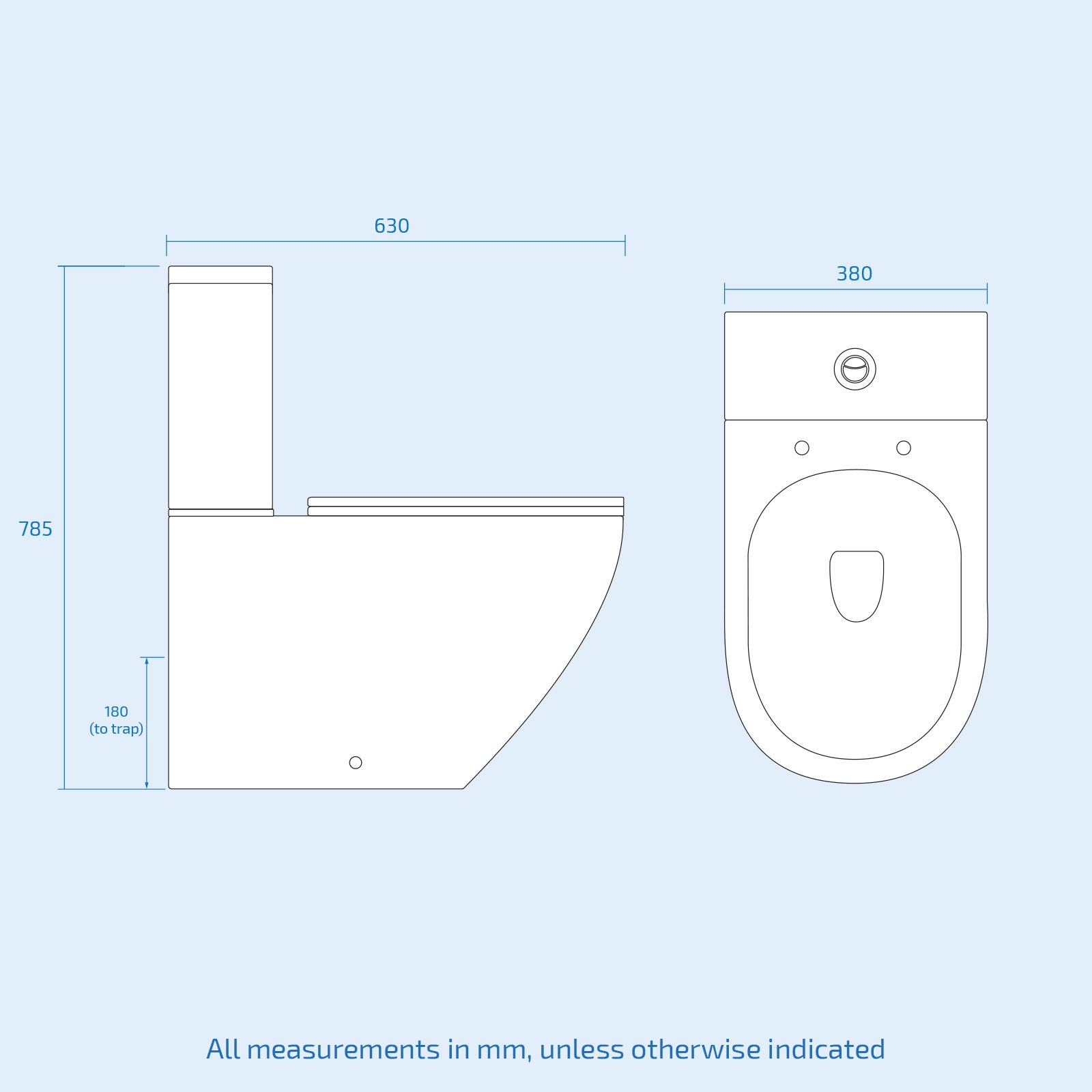 Lex 600mm Basin Vanity Unit & Close Coupled Toilet Bathroom White