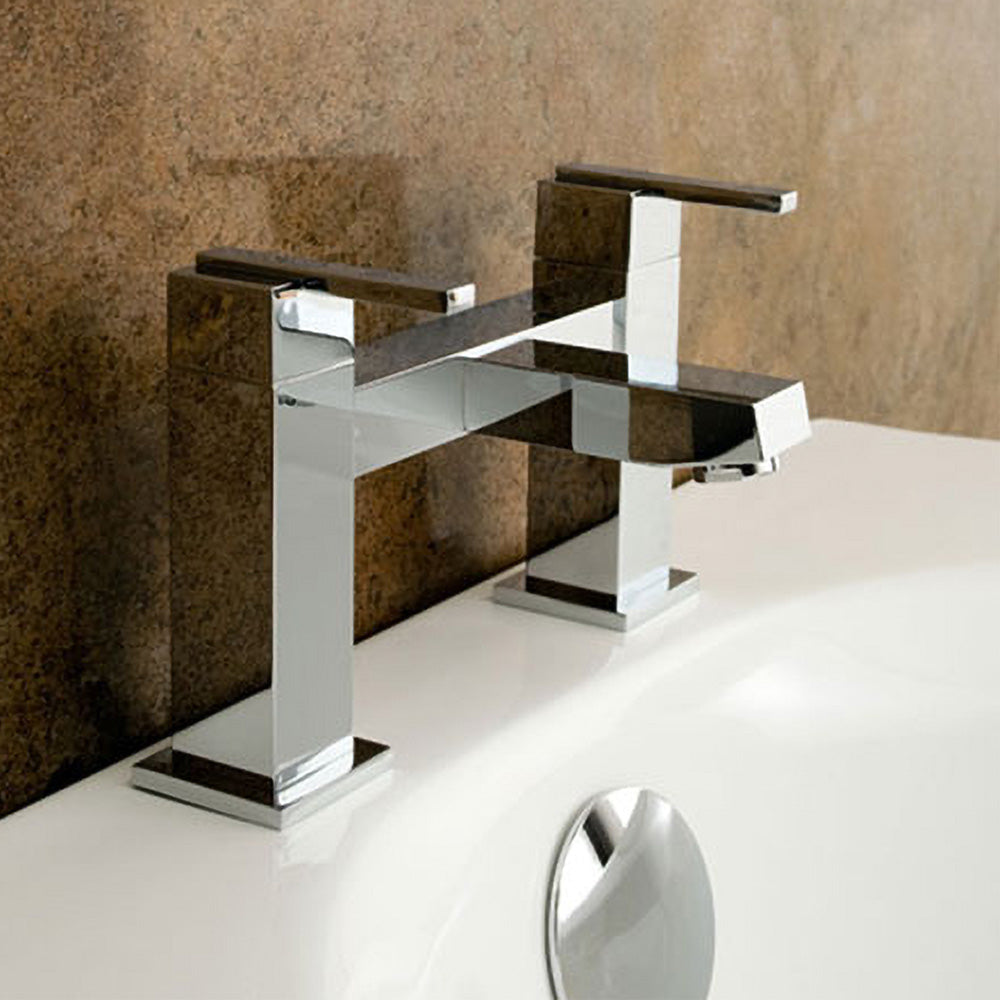 Designer Taps Ustin Luxury Modern Brass Chrome Bath Filler Tap