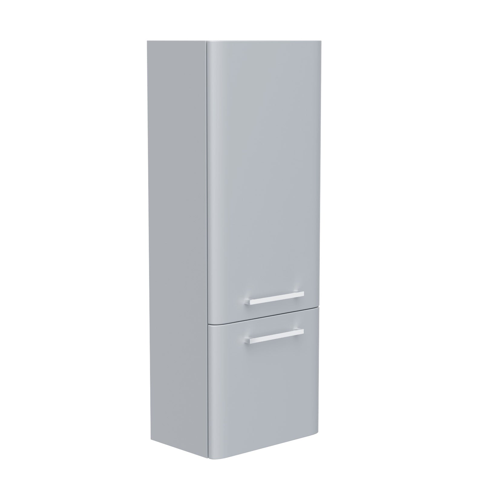 Afern Contemporary 1000mm Wall Hung Tall Cabinet - Grey