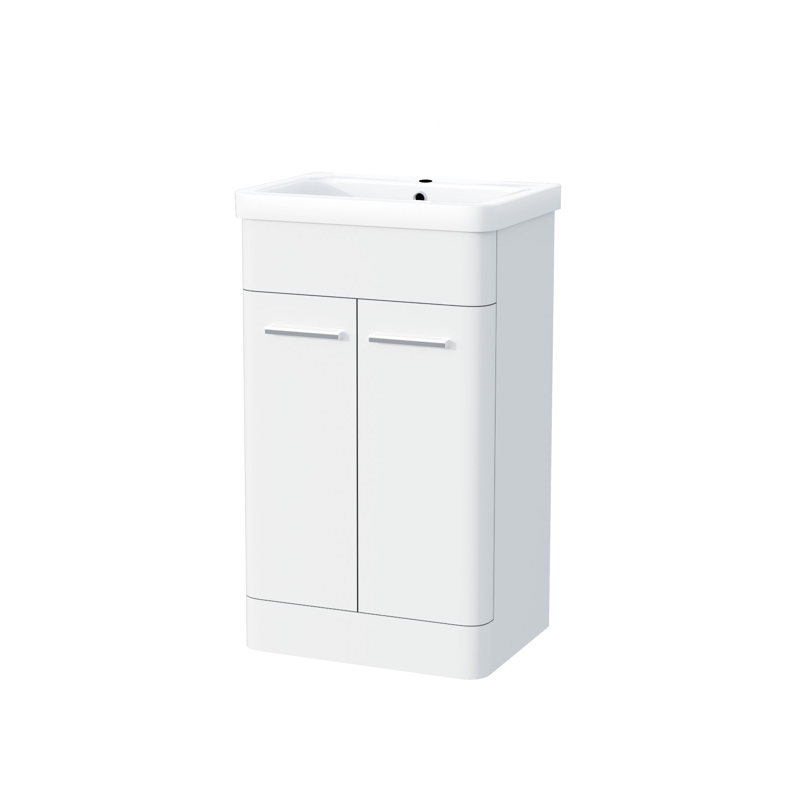 Afern 500mm Vanity Unit Cabinet and Wash Basin White