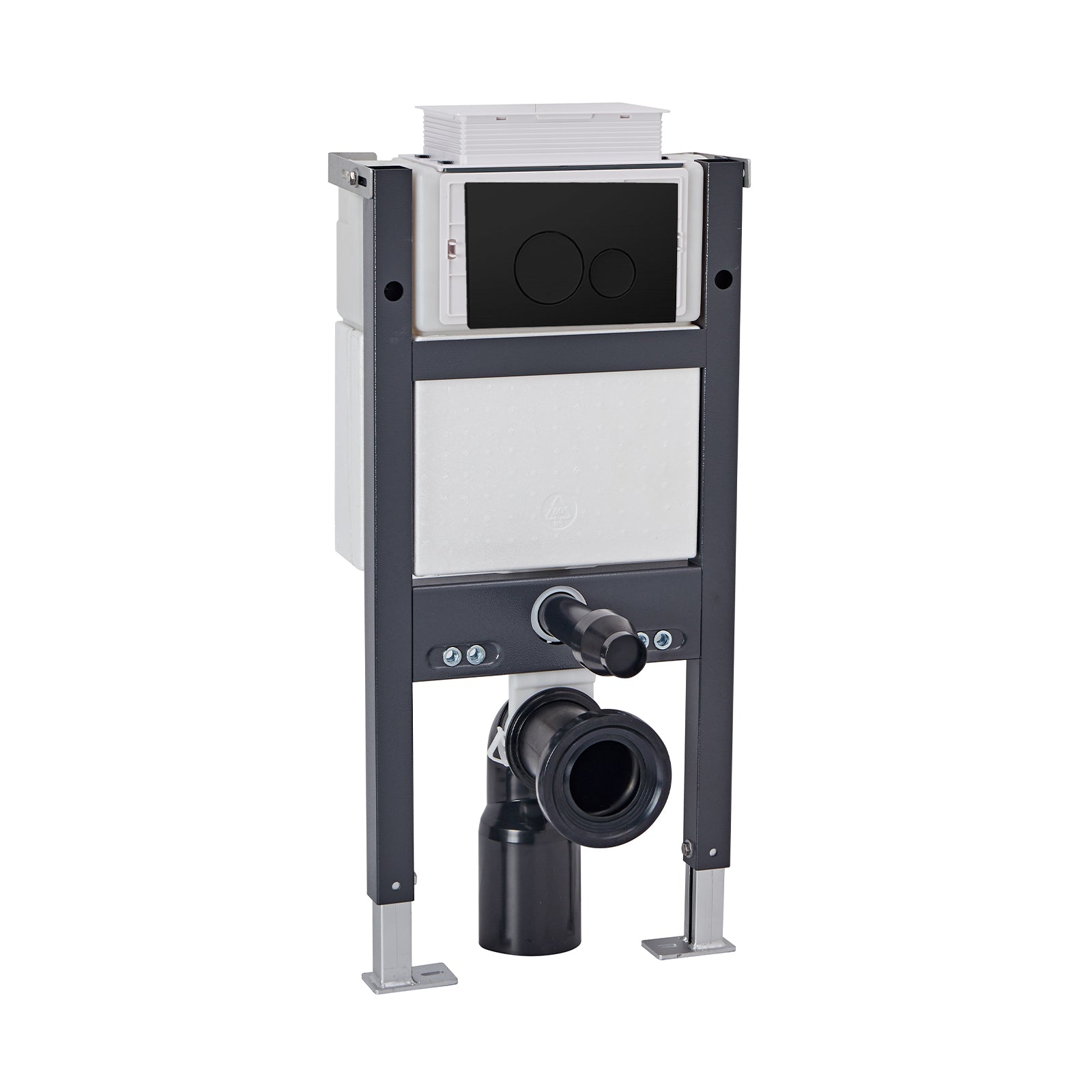 Top or Front Wall Hung Toilet Frame and Dual Flush Buttons Choice