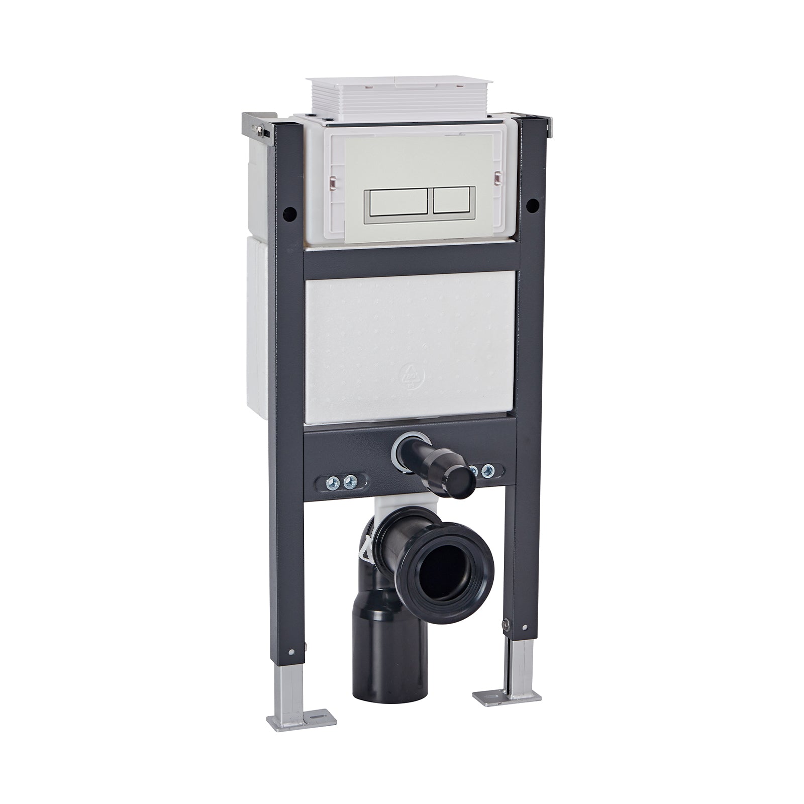 Top or Front Wall Hung Toilet Frame and Dual Flush Buttons Choice