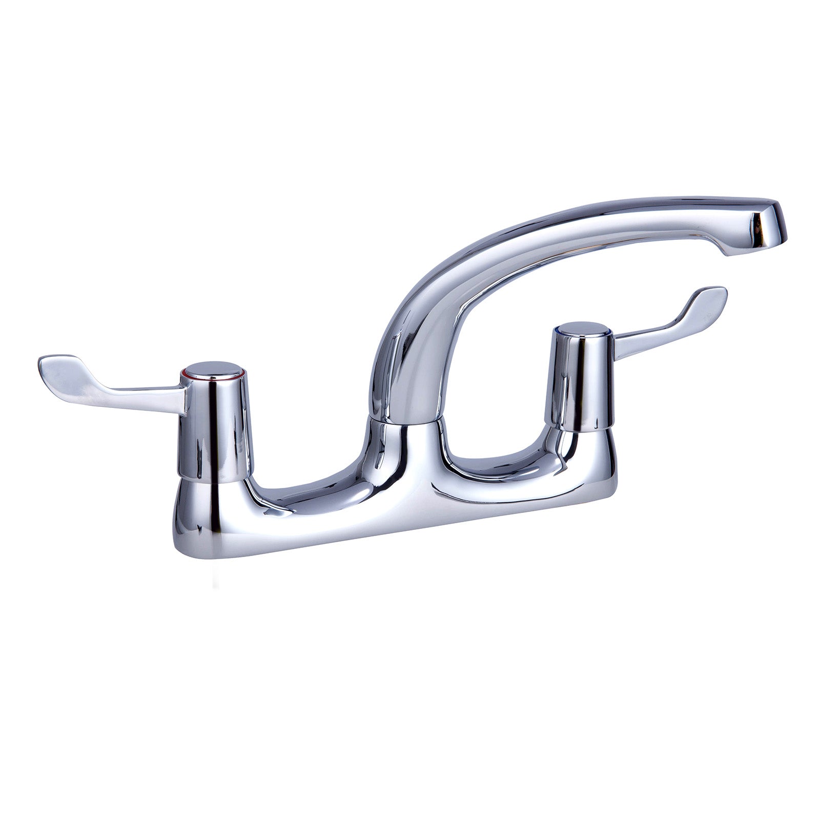 Accessible Chrome Kitchen Deck Mounted Sink Mixer Tap
