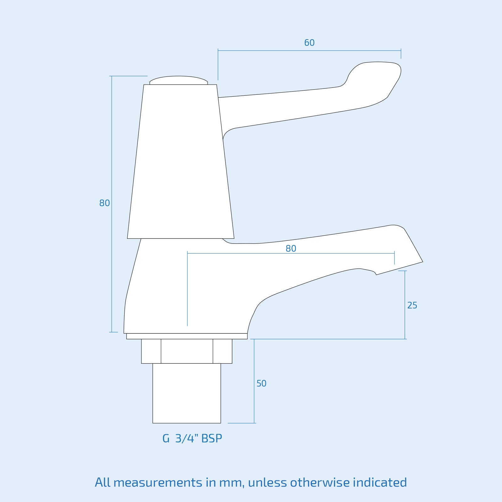 Modern Design Set Of Hot & Cold Large Contract Bath Taps