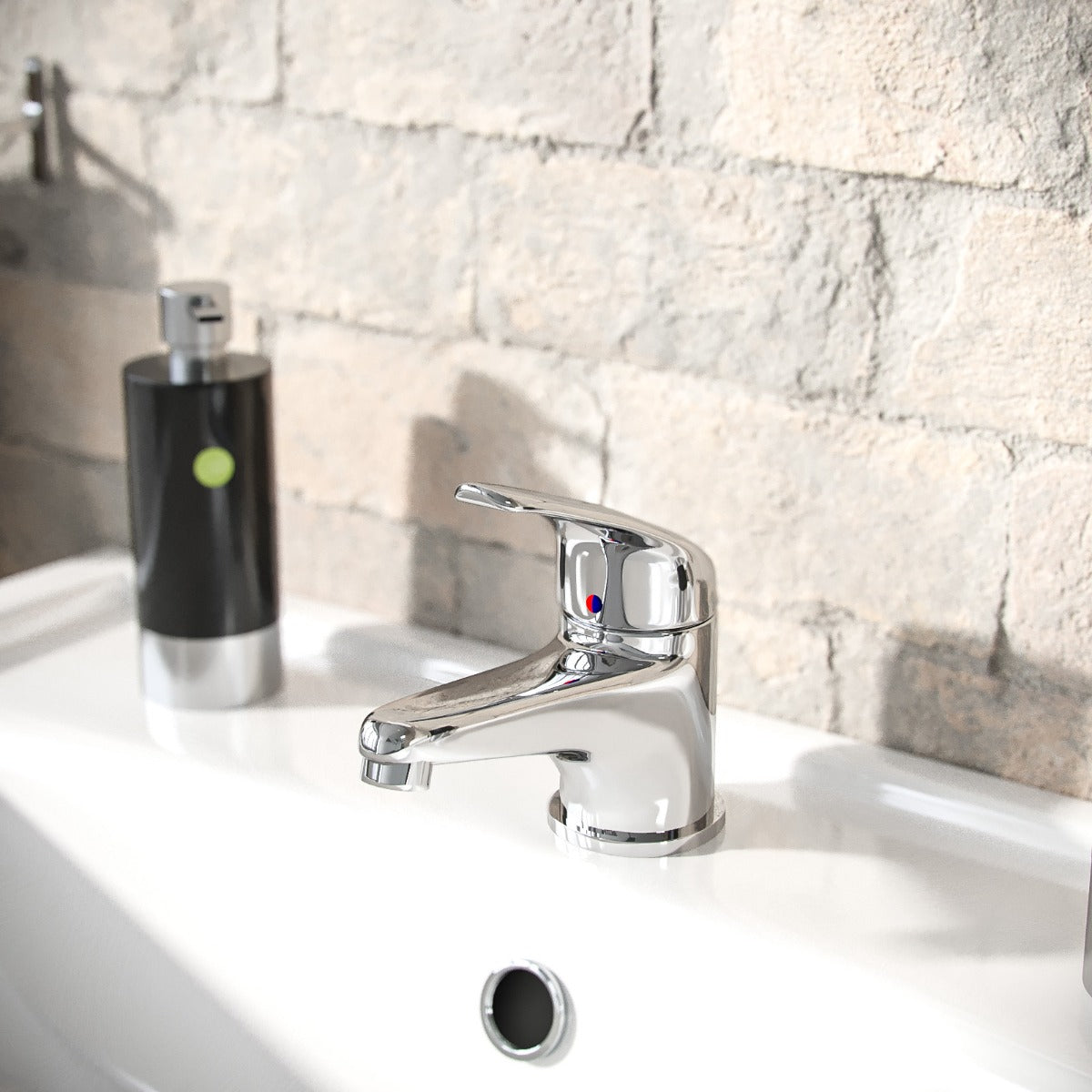 White Pedestal Basin Toilet 1700 Bath Tap and Front Panel Set