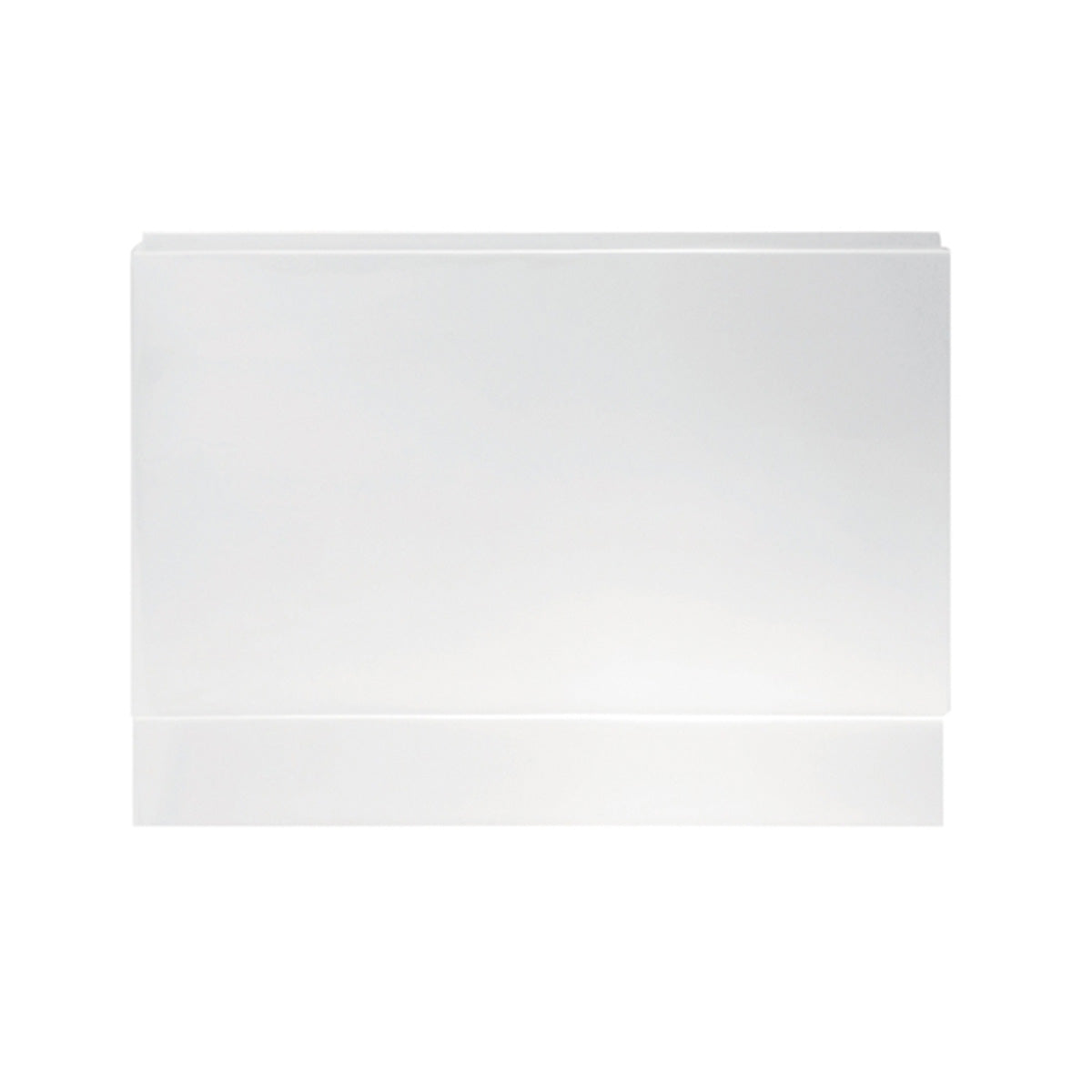 Bathroom High Gloss White Modern Acrylic End Bath Panel Cut to Size 800 x 510mm