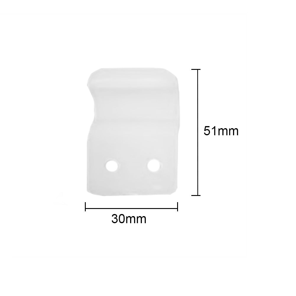 Bathroom Accessories Bath Panel Clips x 6 and Screws