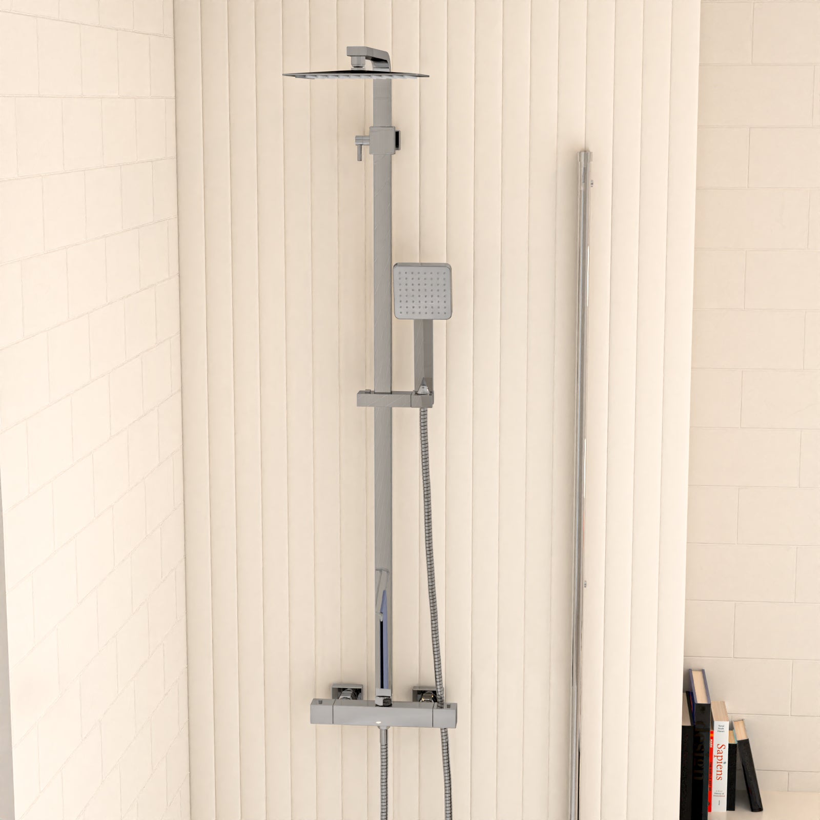 Nanuya Bathtub Shower Dark Grey Basin Vanity Toilet Matte Black Taps
