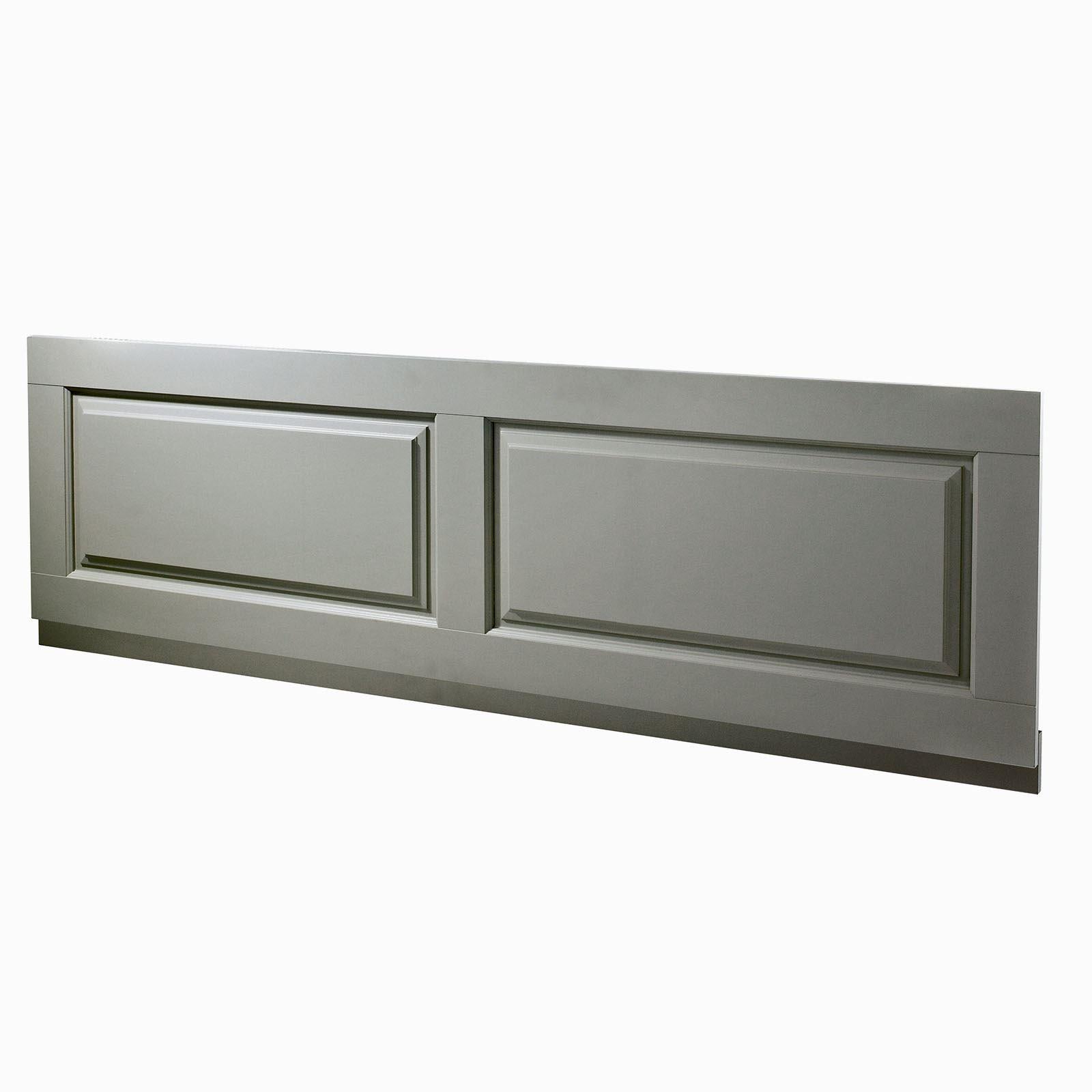 Chiltern 1700 Mm Traditional Stone Grey Front Bath Panel MDF