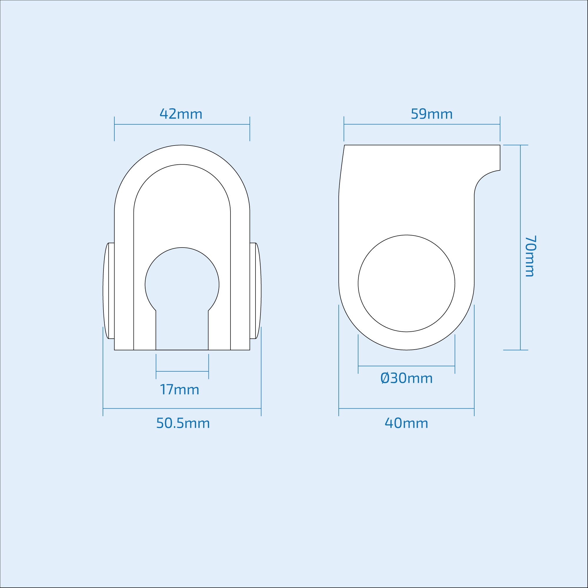 Modern Round Chrome Finish Shower Head With Hose & Wall Mounted Holder