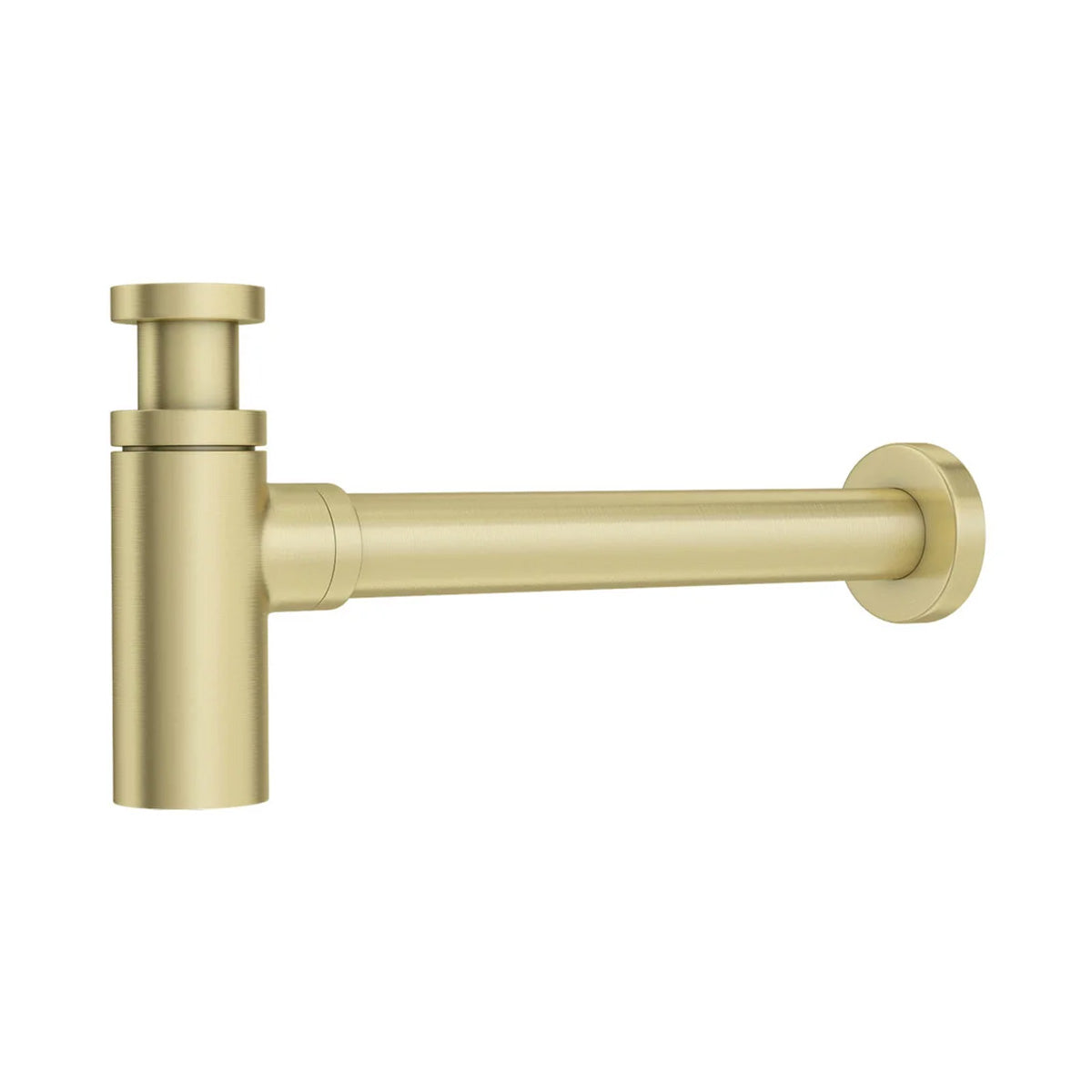 Premium Basin Sink Brushed Brass Bottle Trap