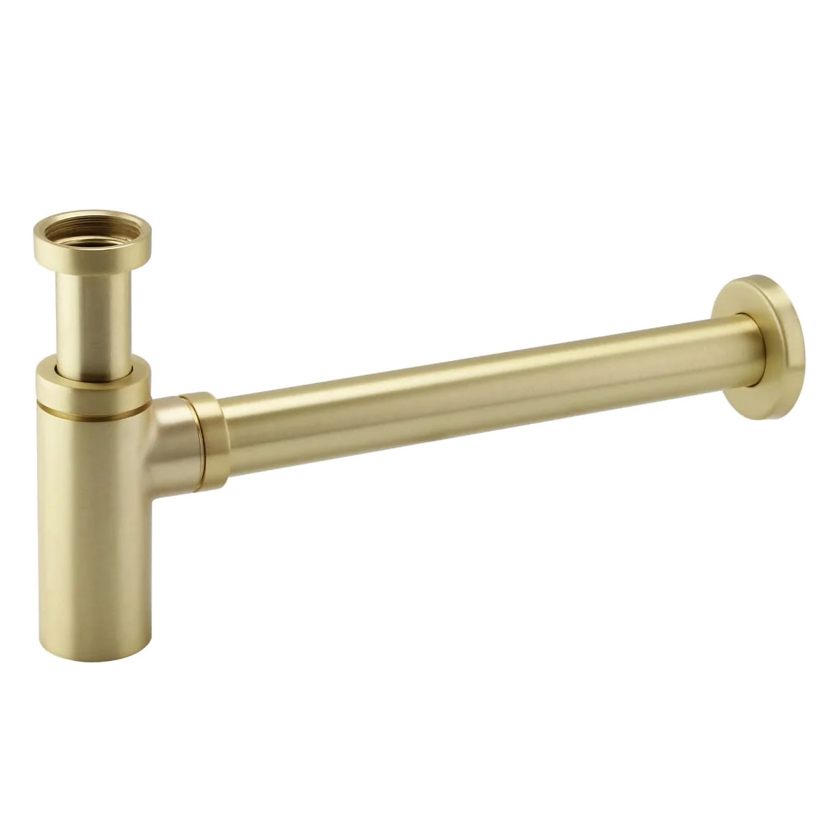 Premium Basin Sink Brushed Brass Bottle Trap Waste With Basin Waste