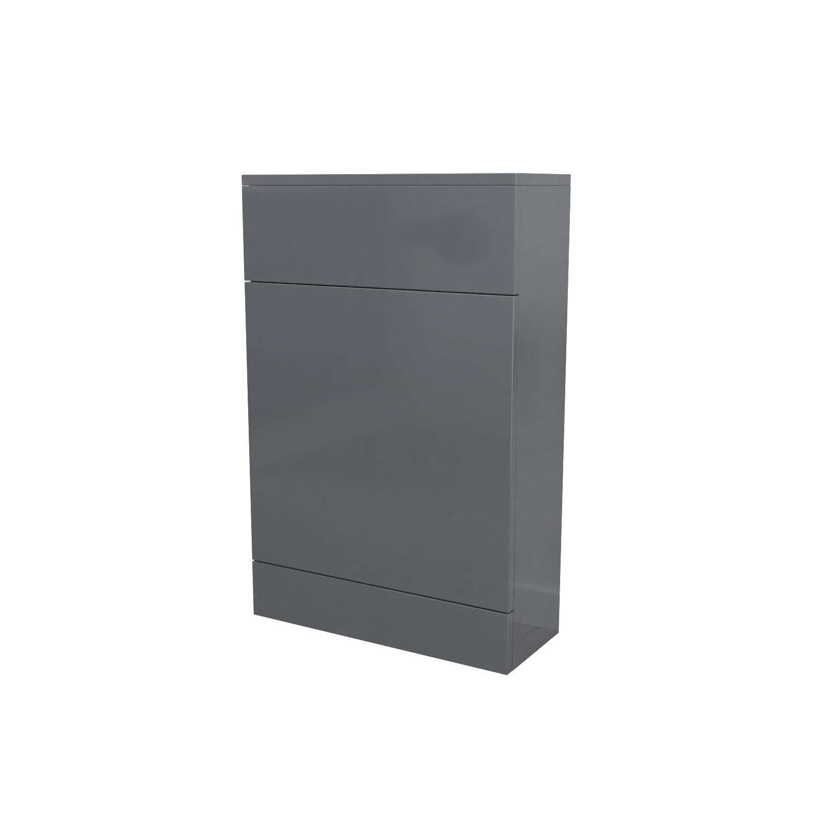 Nanuya Steel Grey 500mm Freestanding Back To Wall WC Unit Bathroom