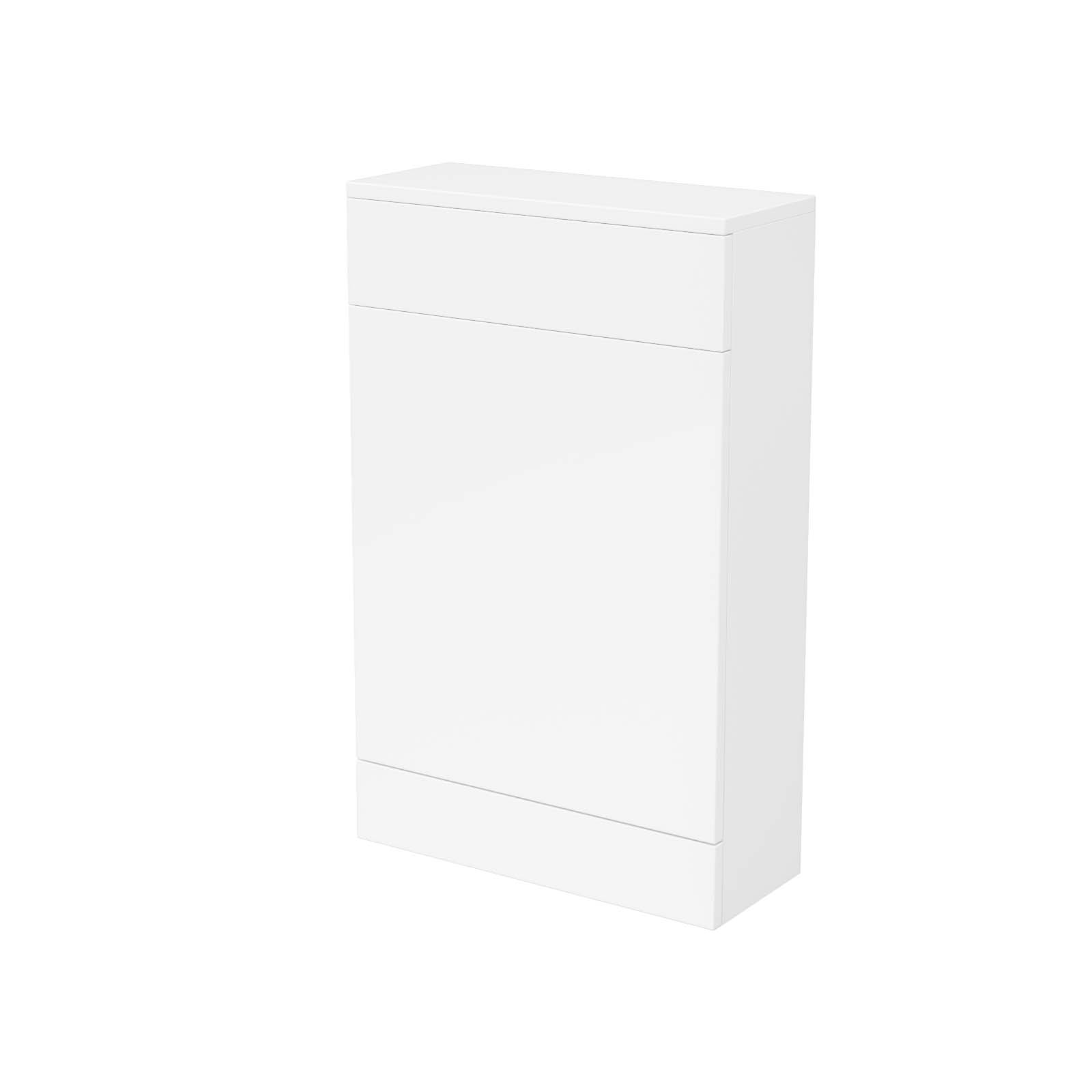 Nanuya Back To Wall White Gloss Toilet Cistern Unit W500mm x D200mm Flat Pack