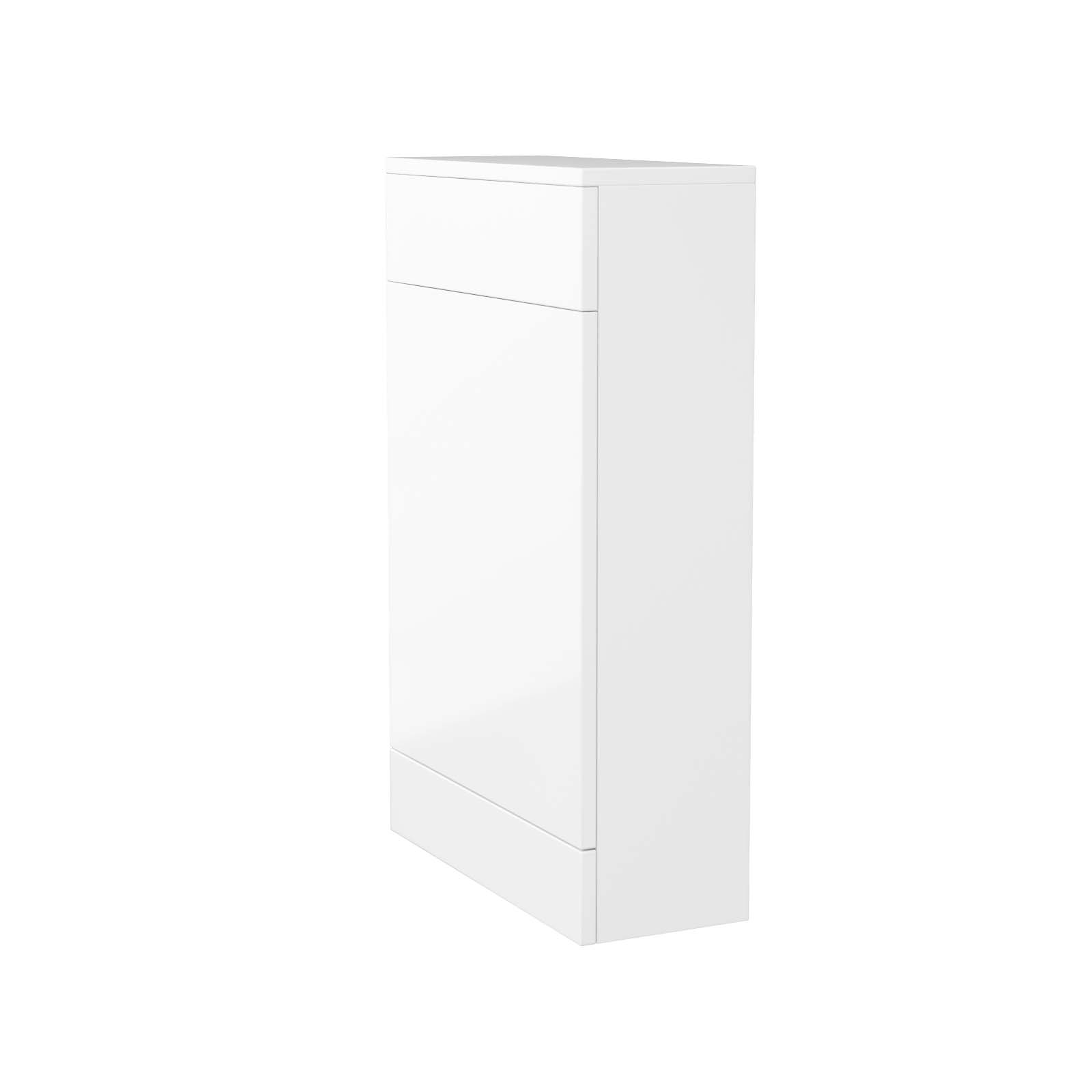 Nanuya Back To Wall White Gloss Toilet Cistern Unit W500mm x D200mm Flat Pack