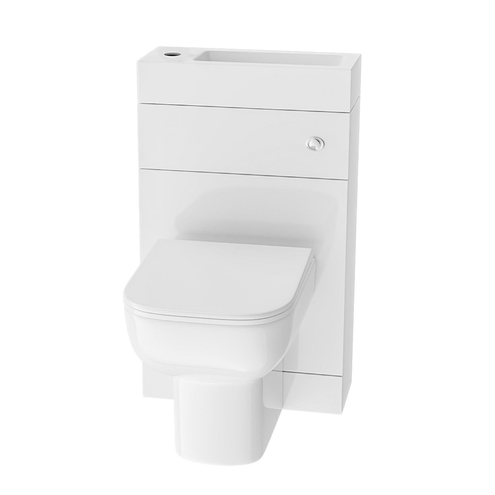 Eslo Compact Basin Combined 2-in-1 Back to Wall Toilet and WC Unit