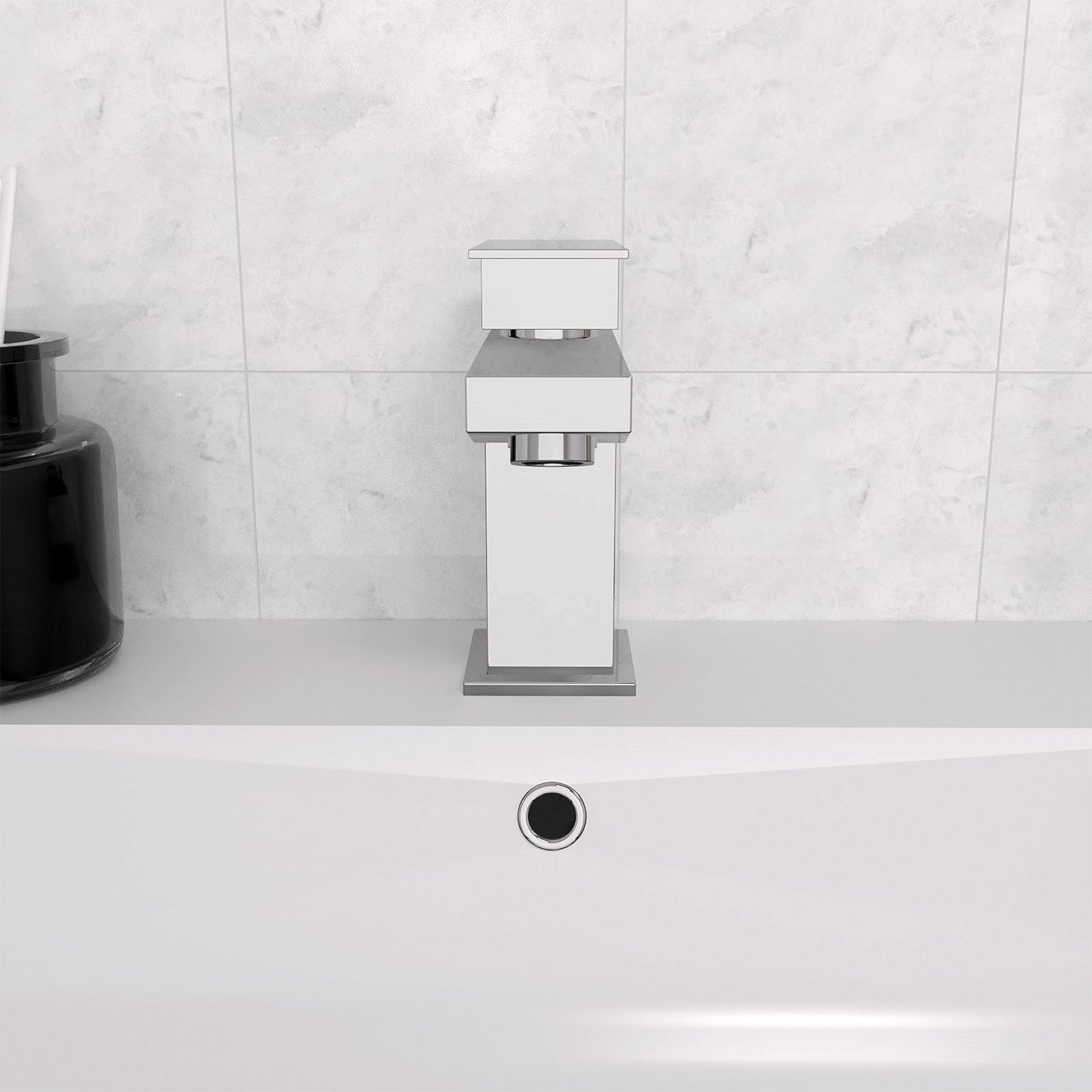 Brayton Contemporary Cloakroom Chrome Basin Sink Mixer Tap