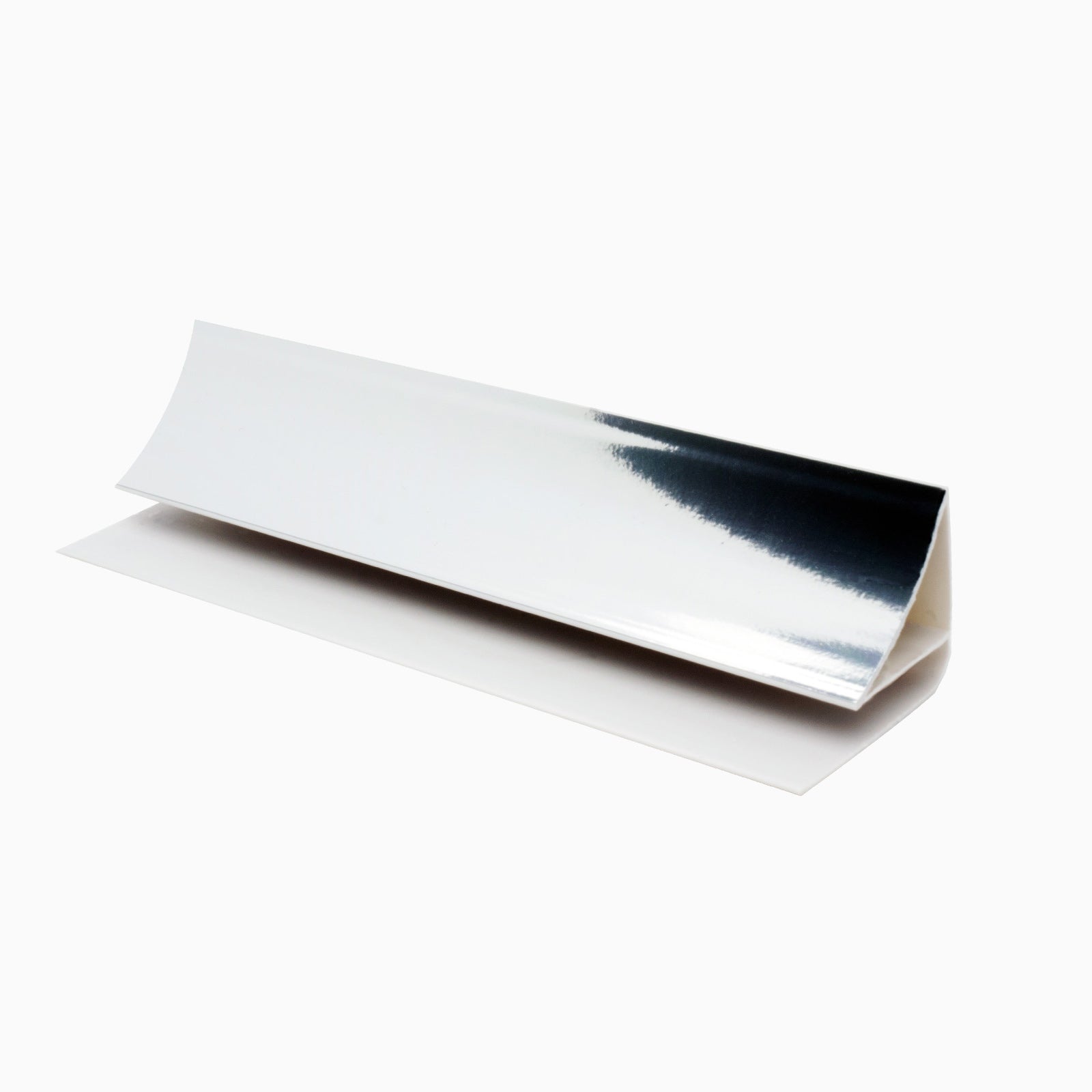 2700mm CVC Top Corner Joints Silver Cladding Trim