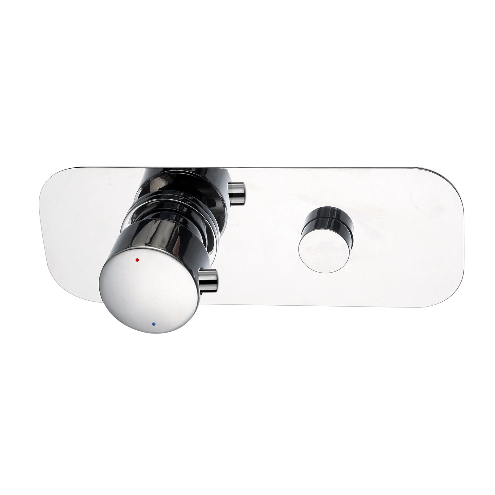 Modern Shower Thermostatic Concealed Push Button One-Dial One-Way Mixer Valve