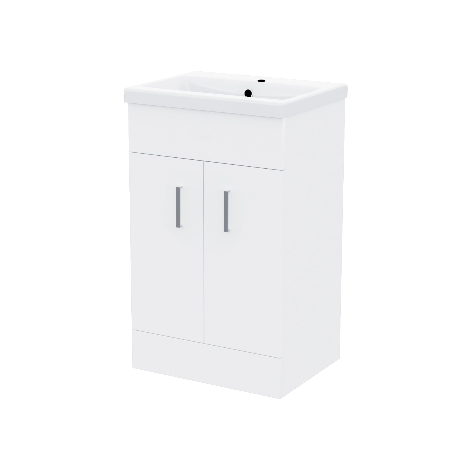 Nanuya 500mm Vanity Basin Unity & Rimless Close Coupled Toilet White