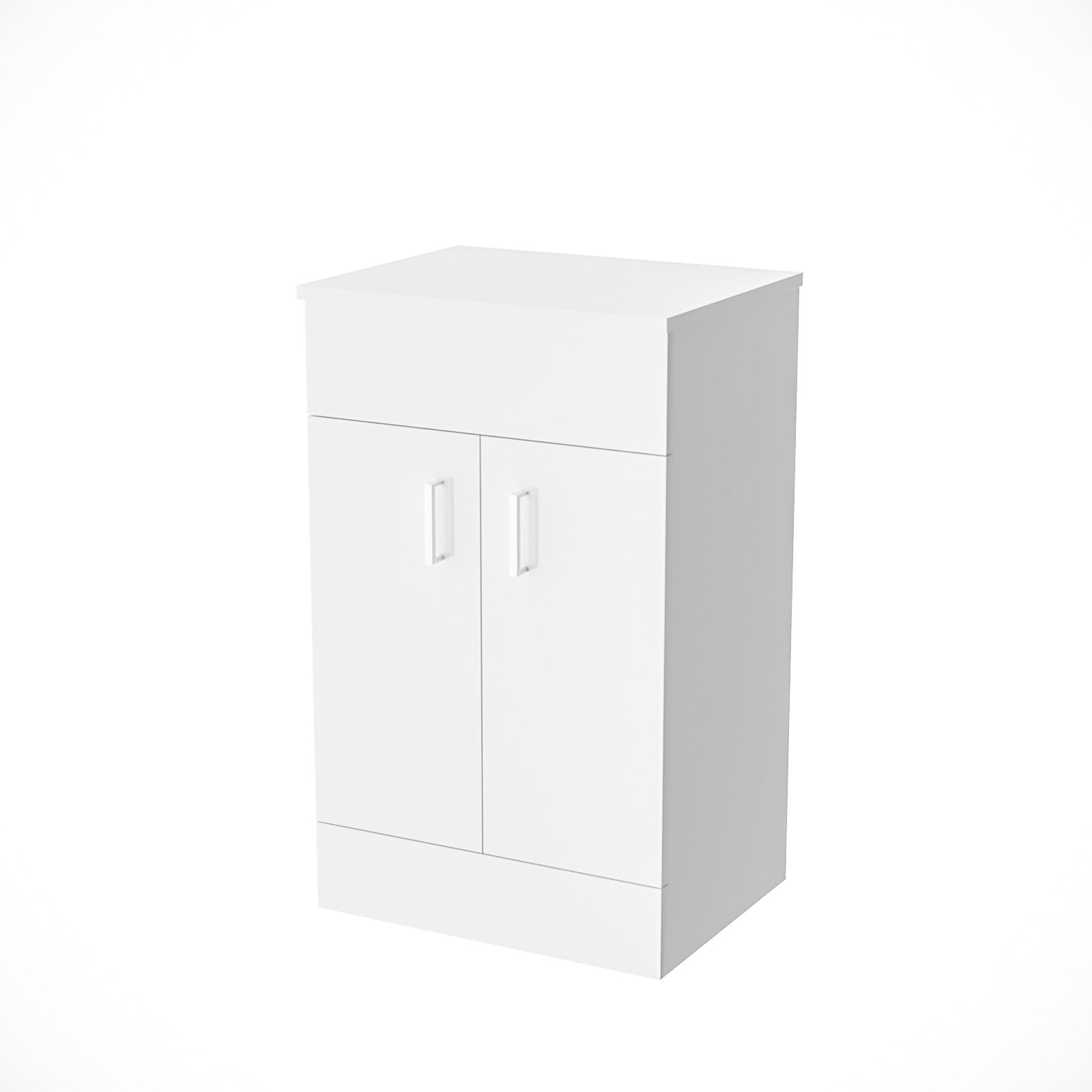 Nanuya 500mm White Vanity Unit Cabinet With Countertop