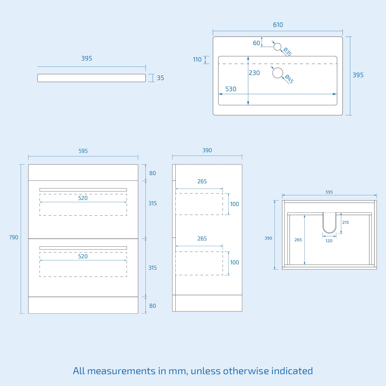 Nanuya 1100mm Matte Grey Basin Vanity Cabinet, WC Unit, Rimless BTW Toilet