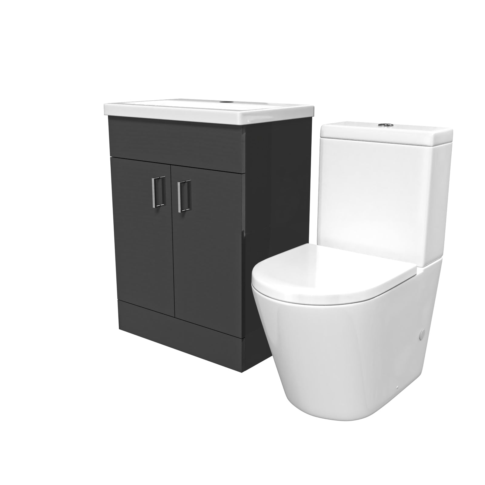vanity with toilet