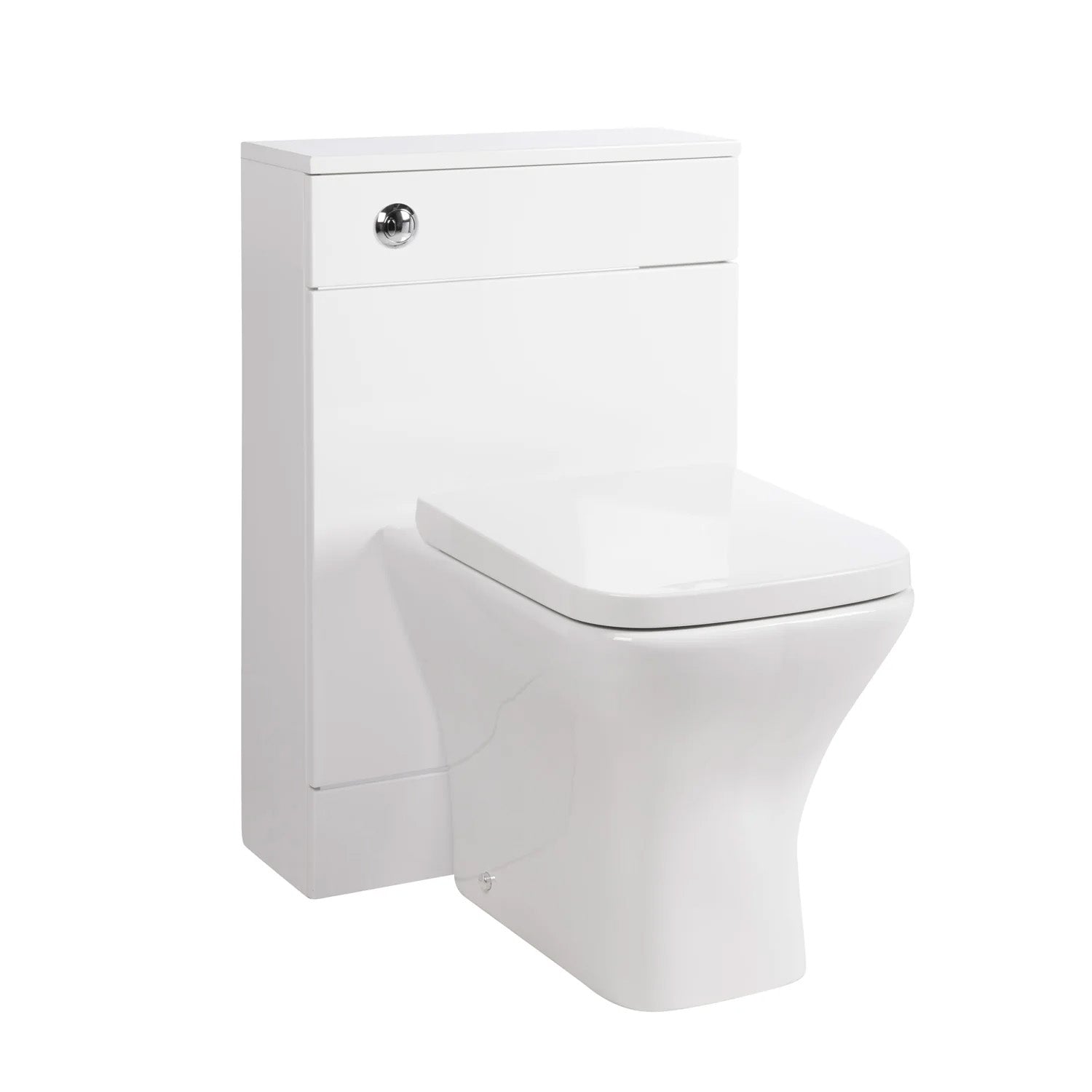 Nanuya 1100mm Floor Standing White Vanity, Basin & BTW Rimless Toilet