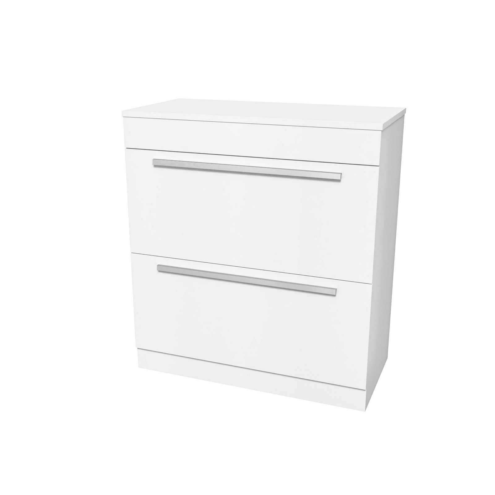 Nanuya 800mm White Vanity Unit Cabinet With Worktop