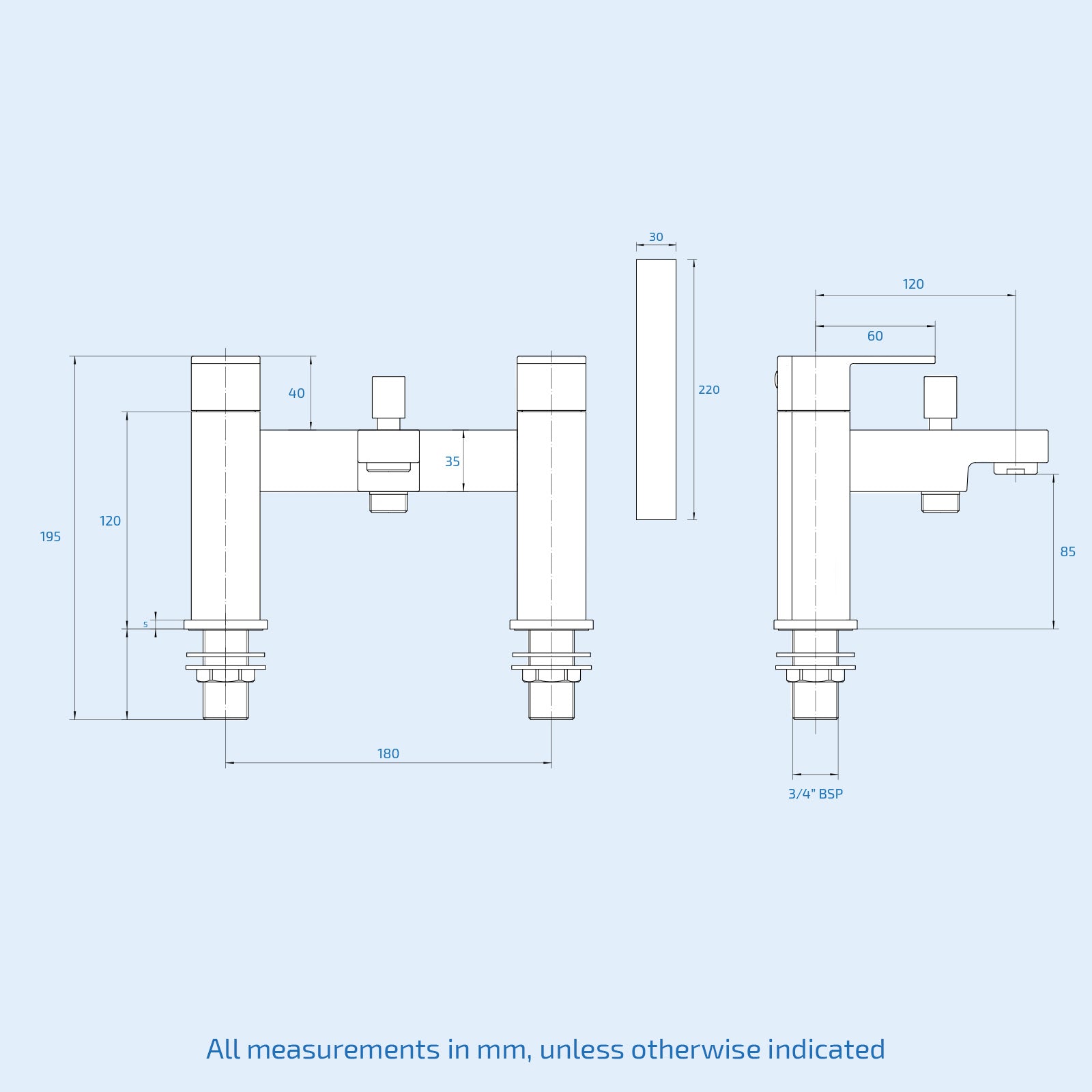 Stamford Round Riser Rail Shower Kit With Bath Filler Tap & Handset Matte Black