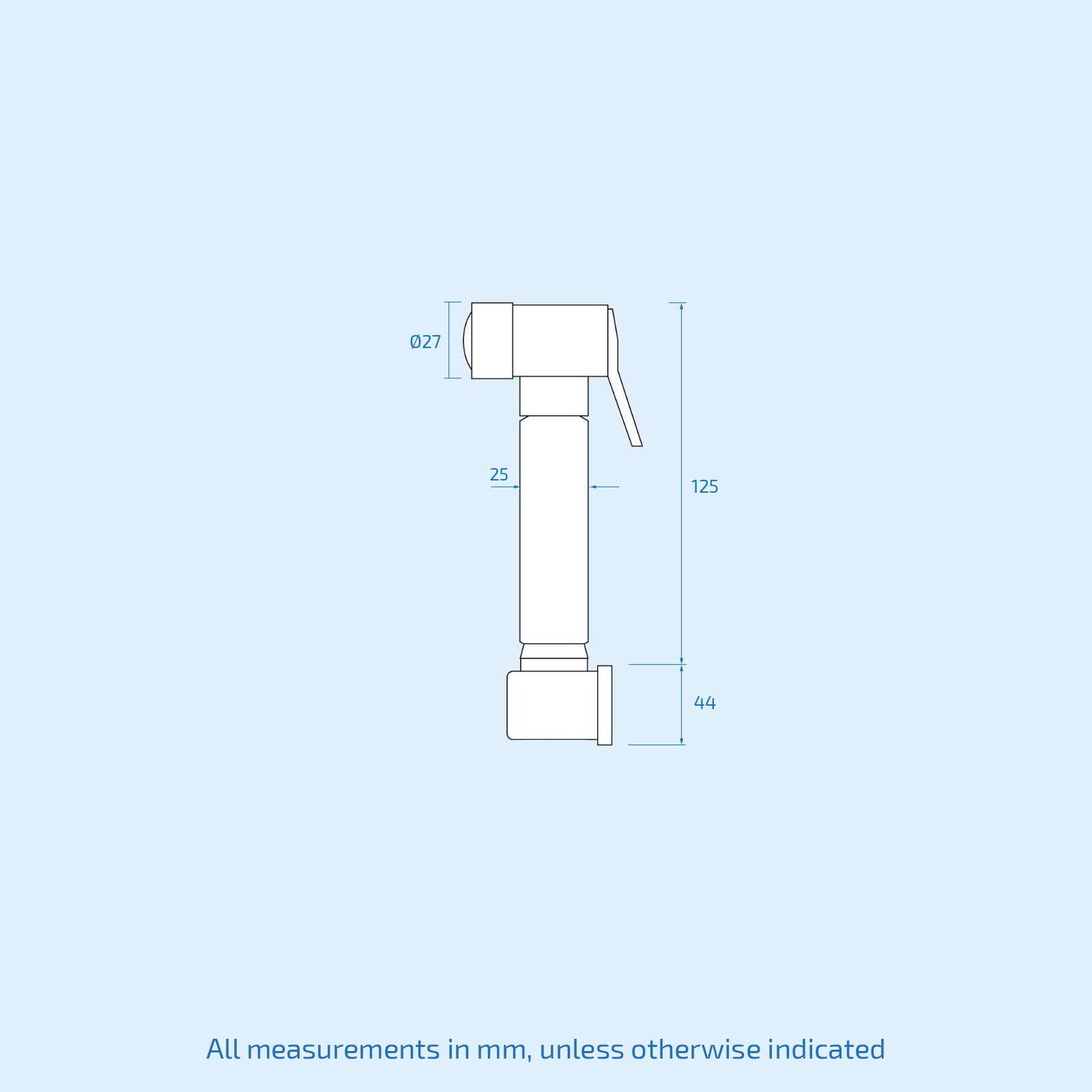 Bidet Douche Shower Spray Kit With Holder & Hose