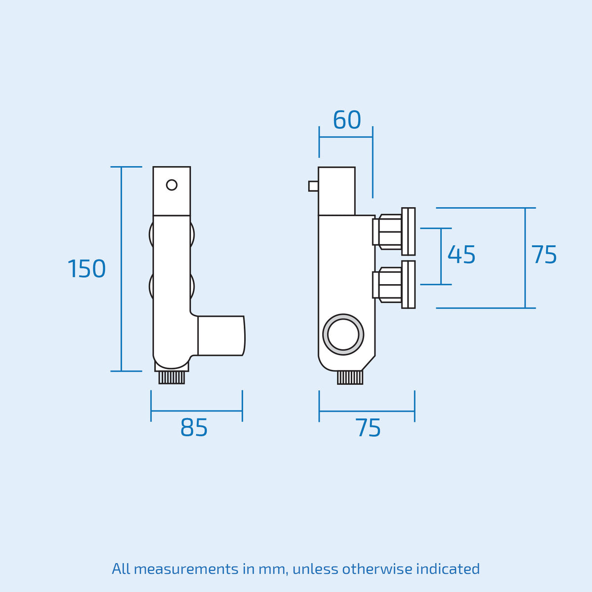Rowde Bidet Douche & Thermostatic Bar Valve with Spray Kit Brushed Brass