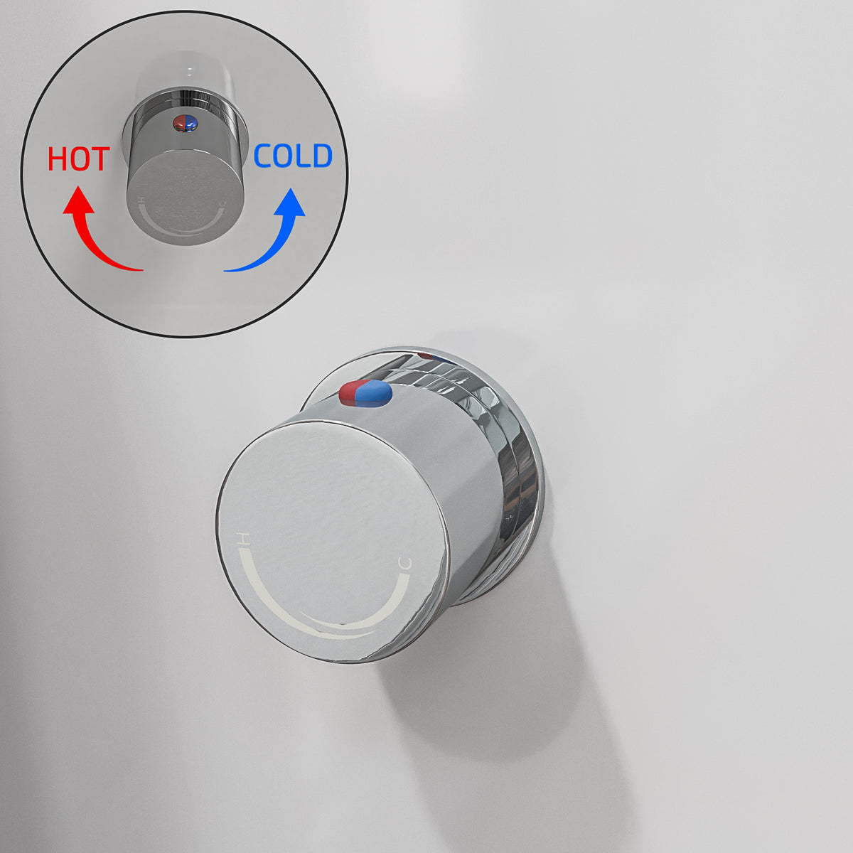 Rimless D Shaped BTW Toilet With Integrate Hot Cold Bidet Valve