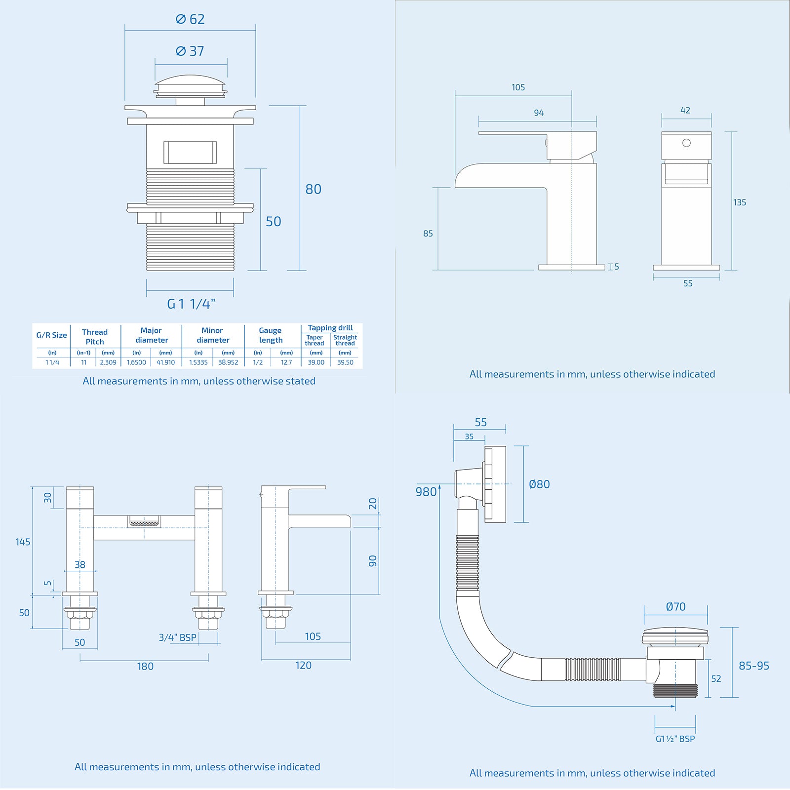 Nanuya Close Coupled Toilet Vanity Bathroom Suite, Bath & Grid Bath Screen
