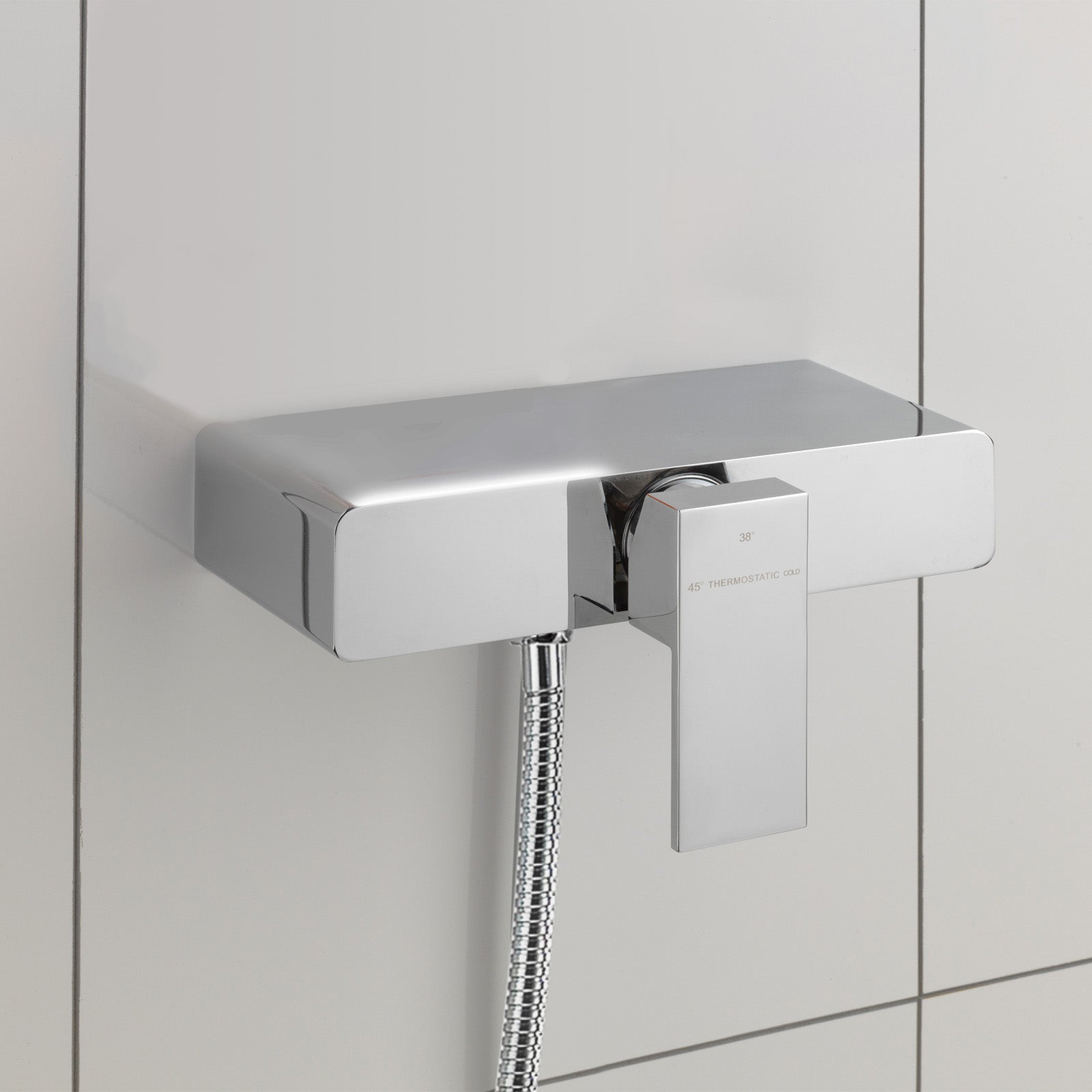 Bathroom Slider Rail Kit & Concealed Thermostatic Shower Valve Mixer