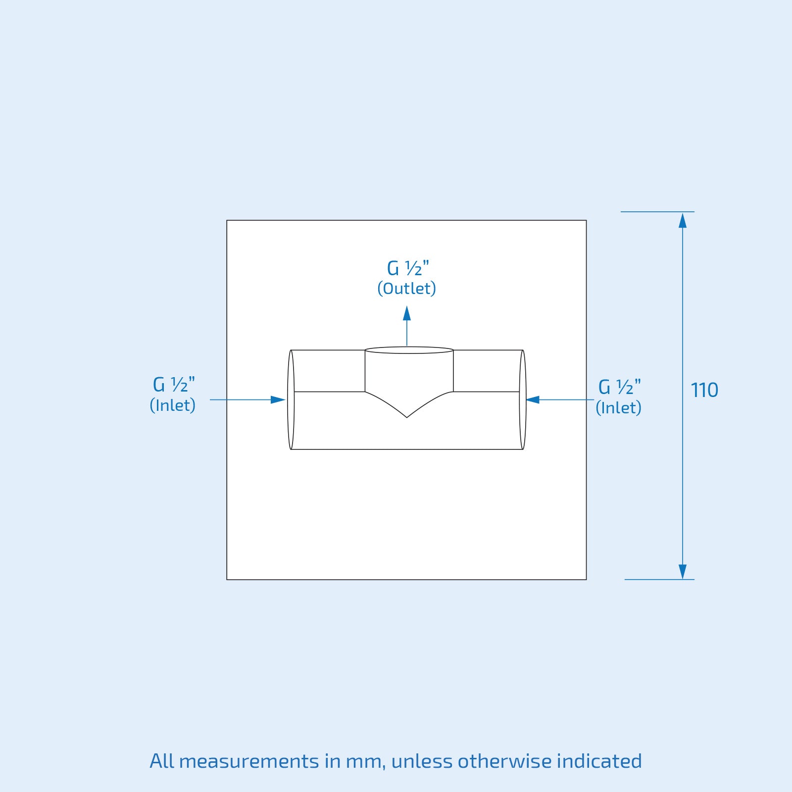 Wall Mounted Concealed Mixer Valve